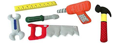 Pockets of Learning Pockets of Learning Tool Box Toy Set Build and Play Interactive Soft Play Set for Toddlers and Children | Fabric Kids Activity Gift | Hammering and Pounding Pretend Play Cloth Toy Set