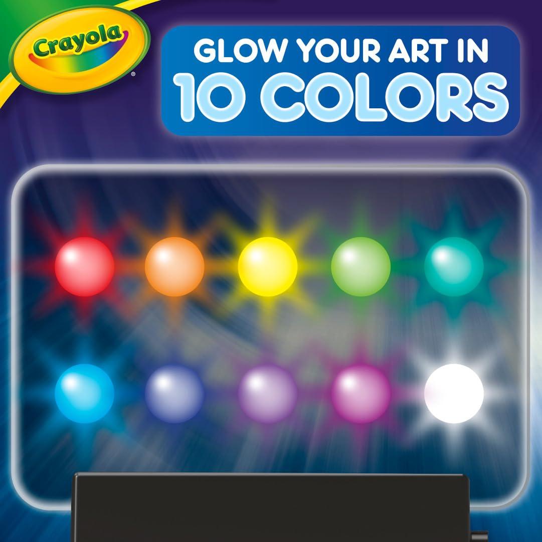 Crayola Crayola Multi-Color Light Board, Light Up Drawing Toy, Desk Toy, Doodle Pad, Glow Art, Gifts, Toys Boys & Girls, Ages 6, 7, 8