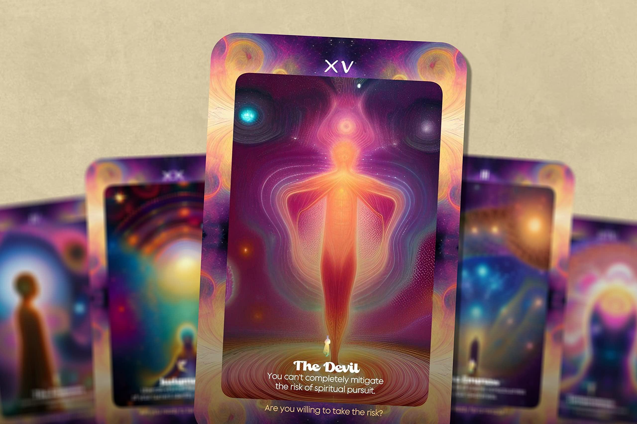 IBIZA TAROT Ibiza Tarot- Cosmic Consciousness - 22 Major Arcana| Fortune Telling Tarot Cards Deck for Beginners| Authentic Tarot Experience - Set of 22 Cards