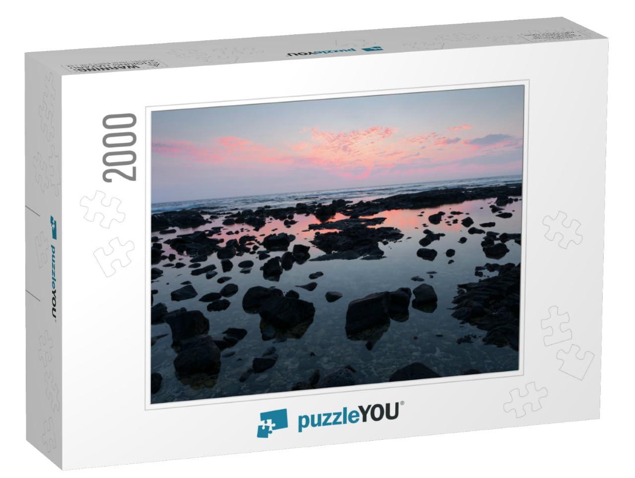 puzzleYOU USA, Hawaii, Big Island of Hawaii. Kohanaiki Beach Park... Jigsaw Puzzle Jigsaw Puzzle with 2000 Pieces