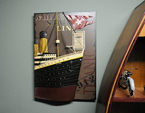 HomeRoots HomeRoots 1912 RMS Titanic 3D Front Bow Painting