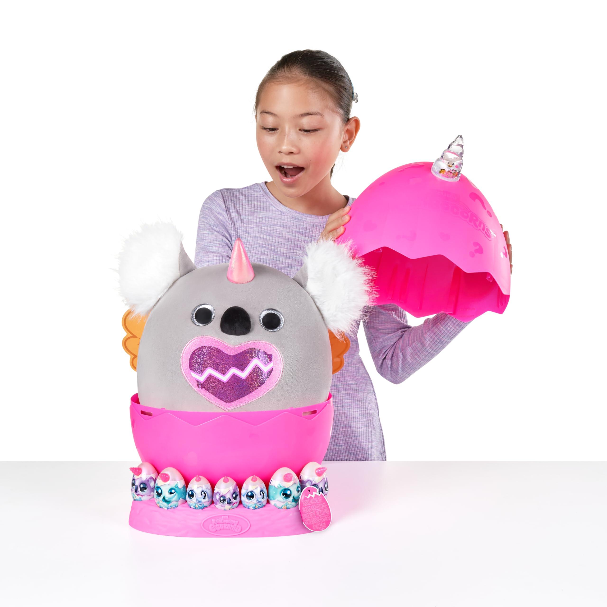 Rainbocorns Eggzania Fairy Mania (Elephant) by ZURU, Plush Toy, Collectible Plush, Surprise Eggs, Wearable Accessories, Slime, Toys for Girls