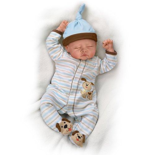 The Ashton-Drake Galleries The Ashton-Drake Galleries Sweet Dreams, Danny Weighted Lifelike Baby Boy Doll