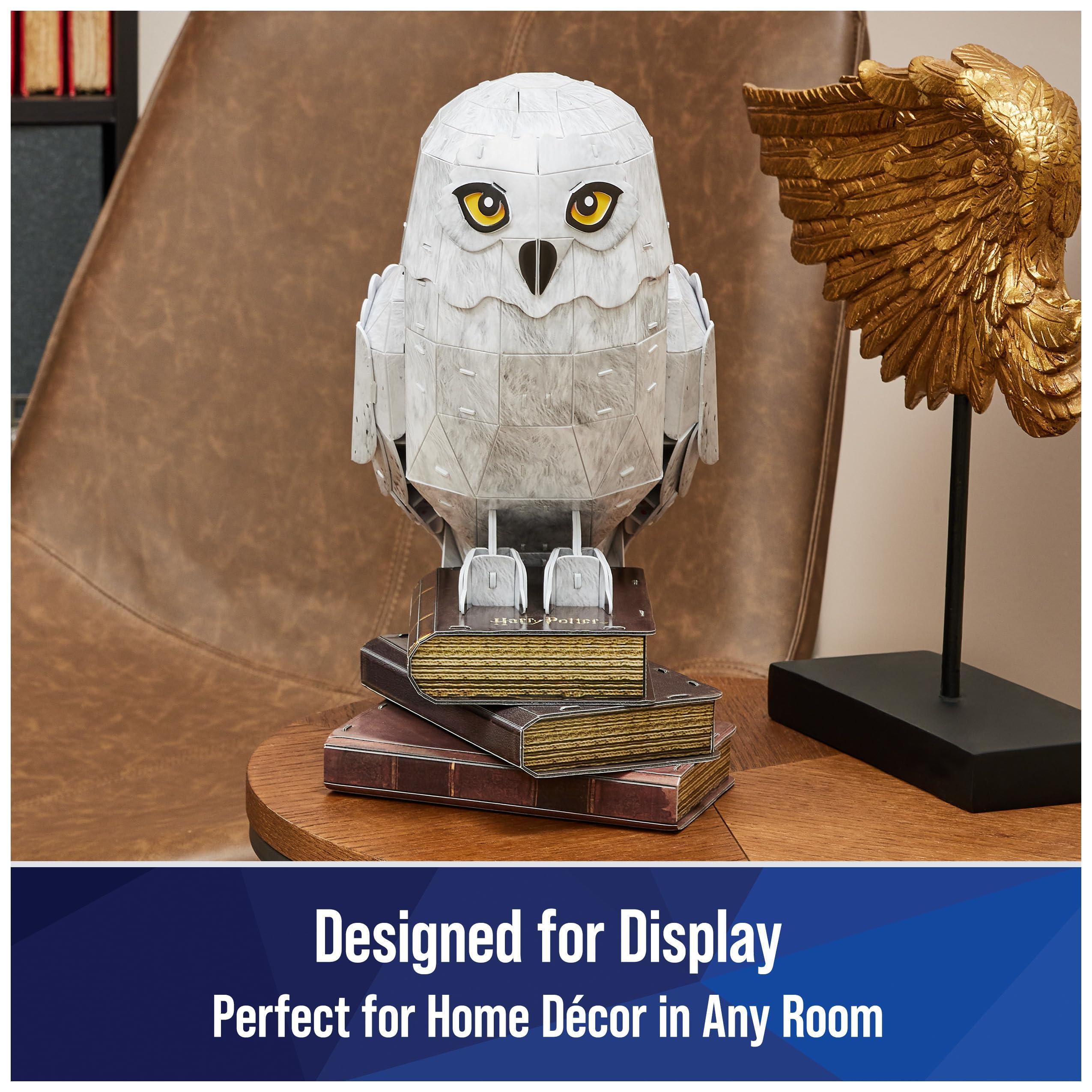 4D Build 4D Build, Harry Potter Hedwig 3D Model Kit, Harry Potter Collectibles & Desk Decor, Adult Building Toys, 3D Puzzles for Adults & Teens, 118 Pieces, for Ages 12 & Up