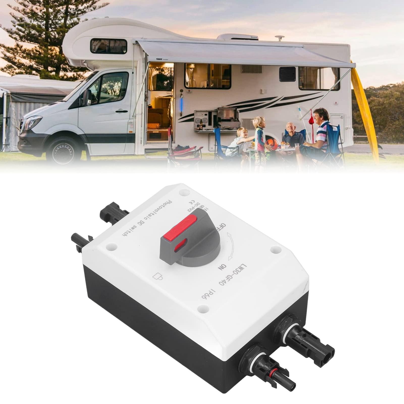 FFIME DC Isolator Solar Switch, PV DC Switch Easy Installation 1200V 32A 4P Insulated IP66 Waterproof for Boat