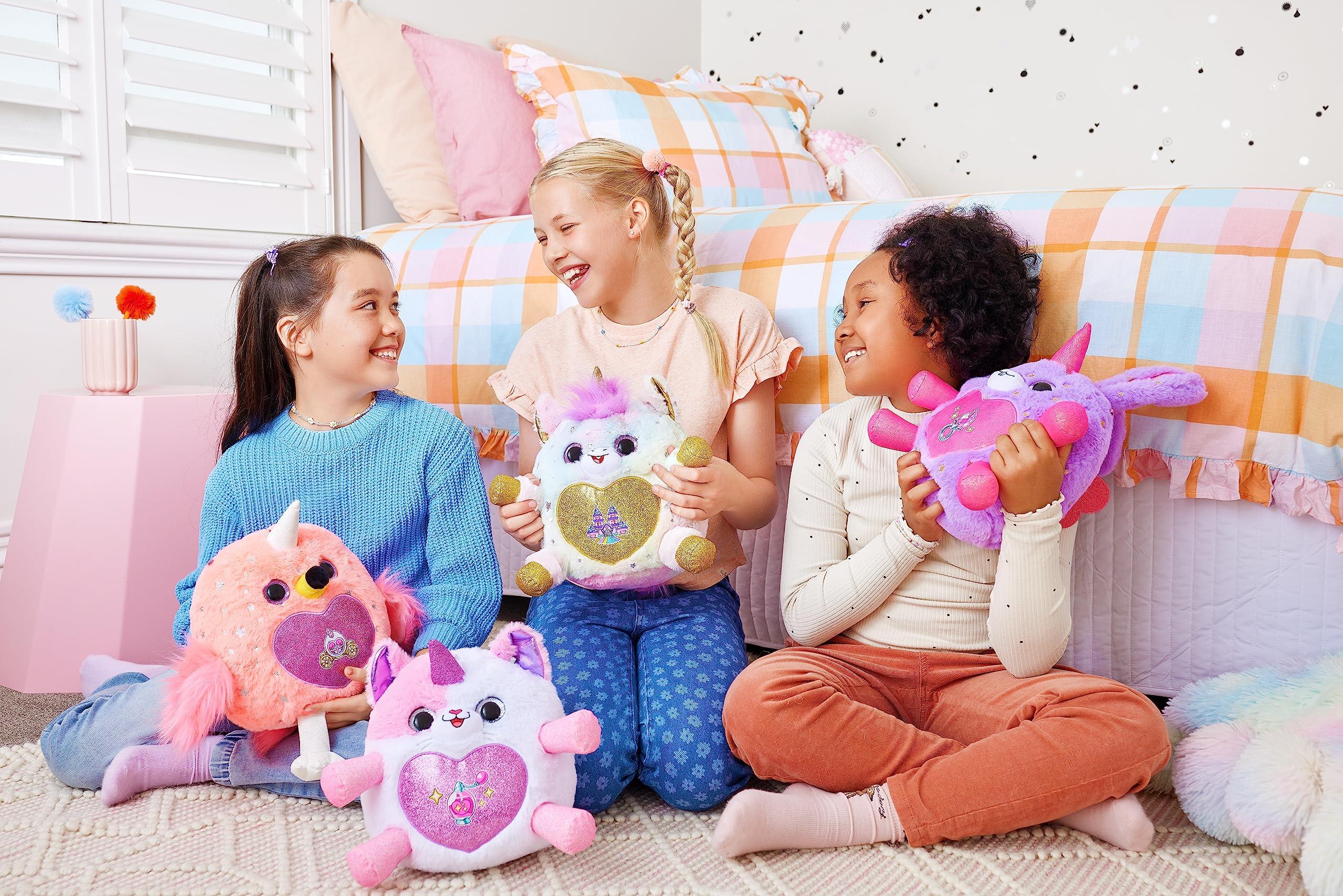 Rainbocorns Rainbocorns Fairycorn Princess Surprise (Kitty) by ZURU 11" Collectible Plush Stuffed Animal, Surprise Egg, Wearable Fairy Wings, Magical Fairy Princess, Ages 3+ for Girls, Children