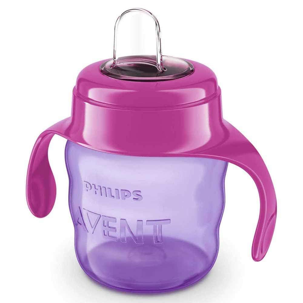 AVENT Philips AVENT Spout Cup Easy Sip Cup Sippy Cup for Boys and Girls 7oz/200ml 6 Months+ (Girl)
