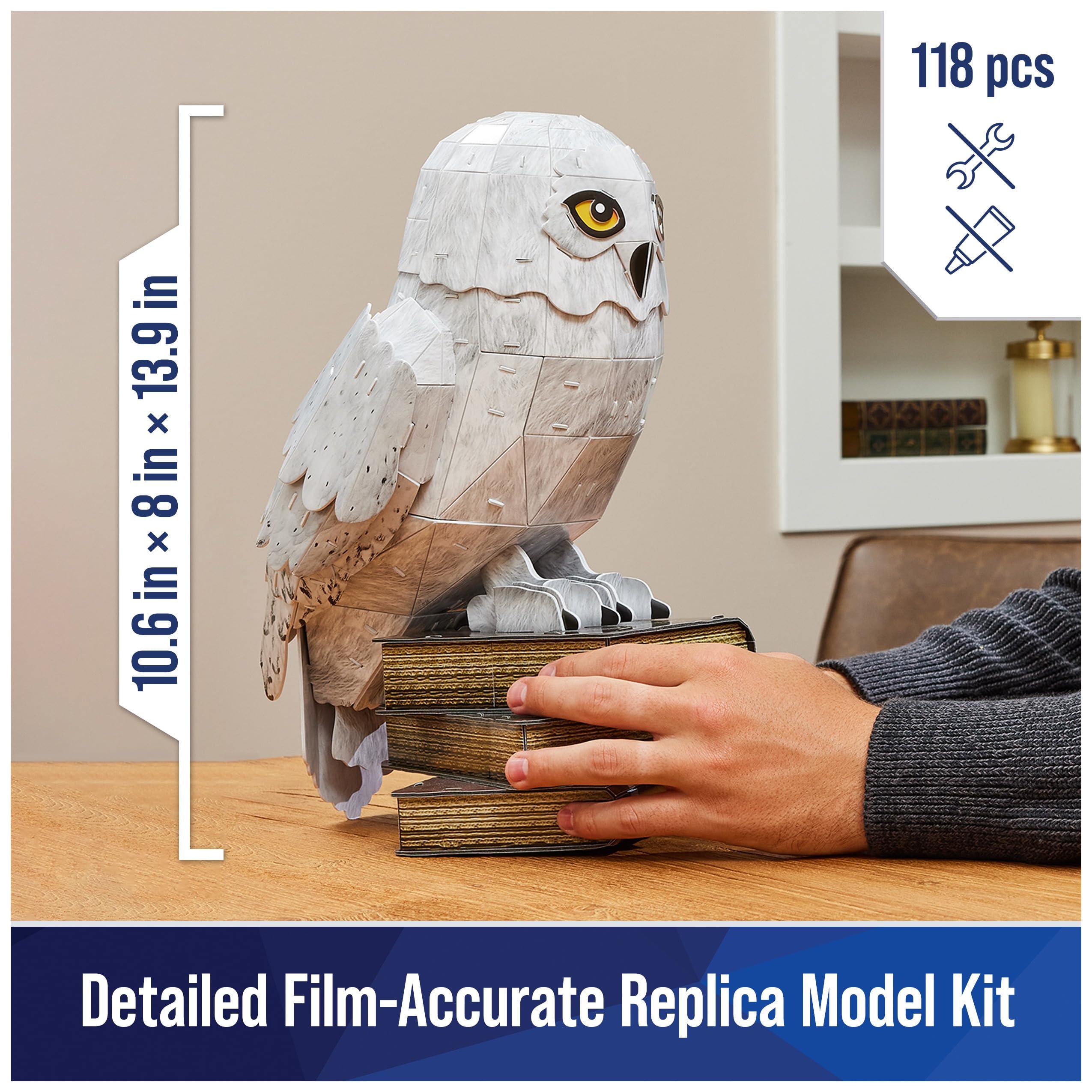 4D Build 4D Build, Harry Potter Hedwig 3D Model Kit, Harry Potter Collectibles & Desk Decor, Adult Building Toys, 3D Puzzles for Adults & Teens, 118 Pieces, for Ages 12 & Up