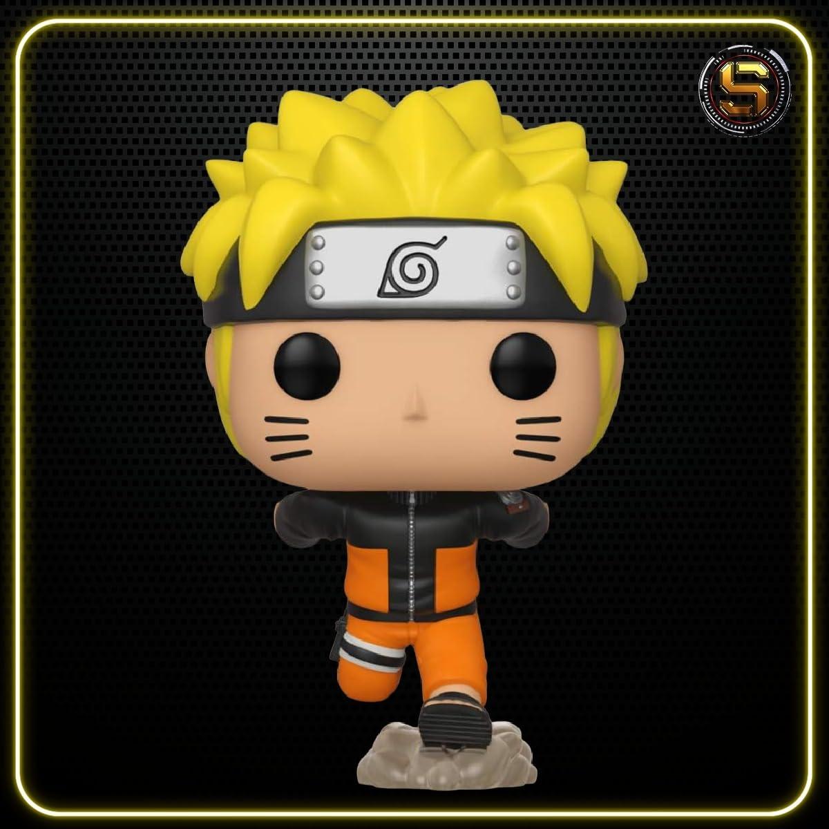 POP POP Naruto Shippuden - Naruto Uzumaki (Running) Funko Vinyl Figure (Bundled with Compatible Box Protector Case), Multicolor, 3.75