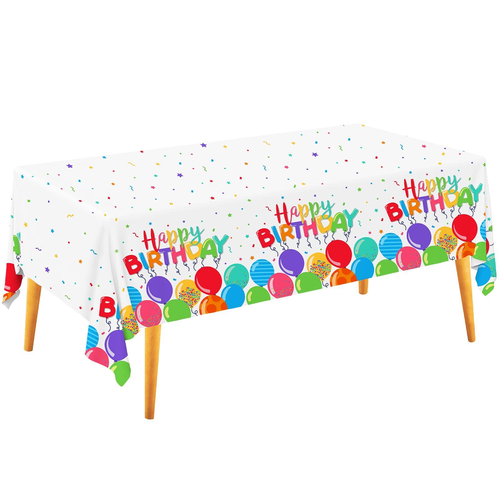 Birthday tablecloth clearance