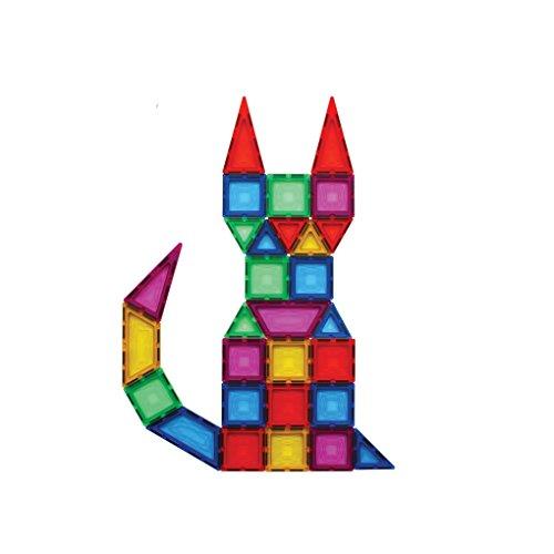 POPULAR PLAYTHINGS MagSnaps Magnetic Construction Set with 100 Pieces, STEM Learning Toy