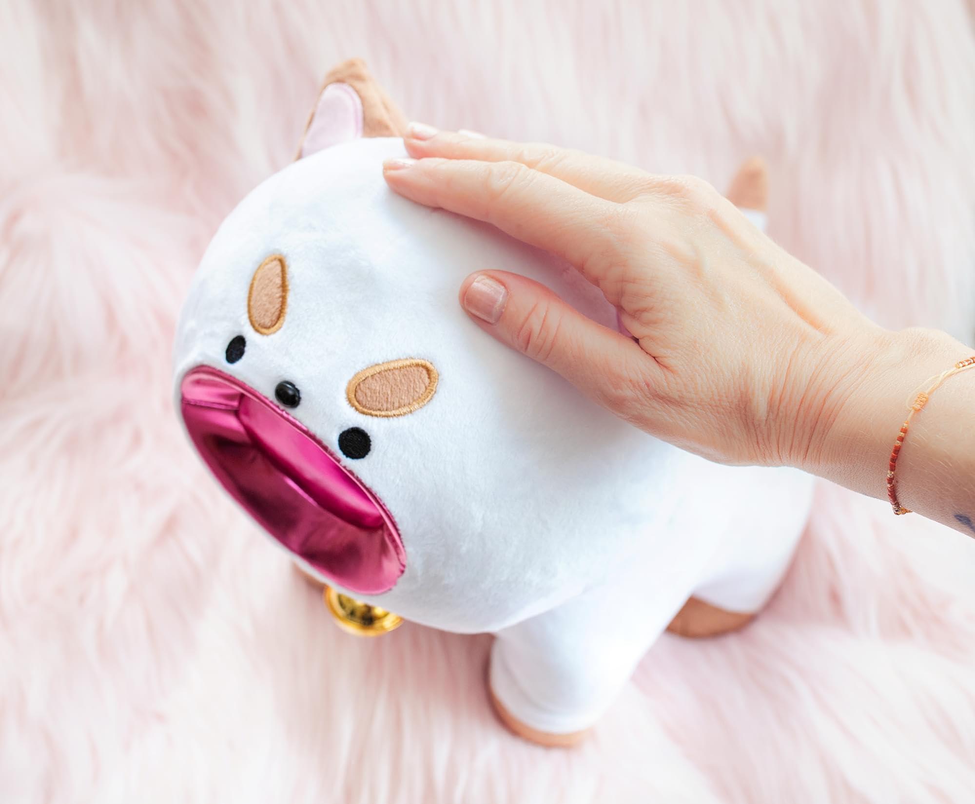 Toynk Toynk Bee and Puppycat 16-Inch Laser Mouth Puppycat Collector Plush Toy | Huggable Soft Stuffed Animal for Cuddling | Officially Licensed Collectible