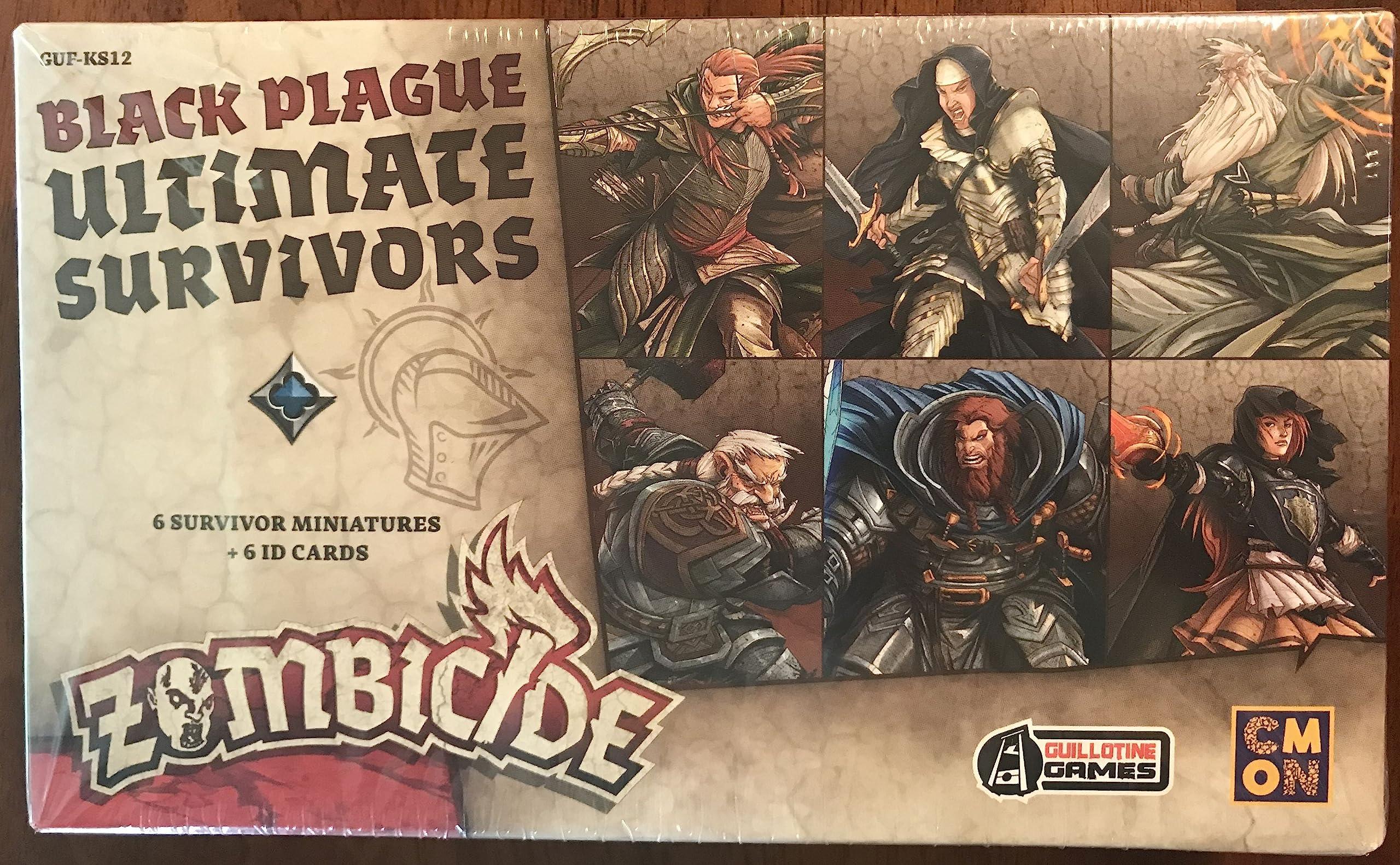 Generic Zombicide: Black Plague Board Game Ultimate Survivors - Kickstarter Exclusive