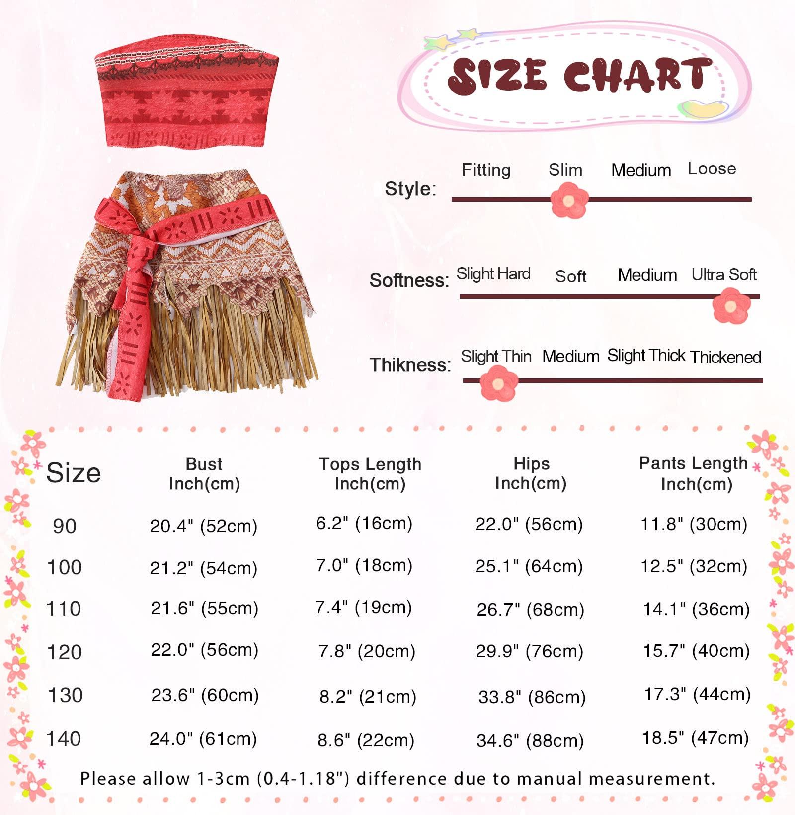 WonderBabe WonderBabe Girls Adventure Princess Costume Two-Piece Skirt Kids Dress up Fancy Birthday Party Cosplay Halloween Outfit with Accessories