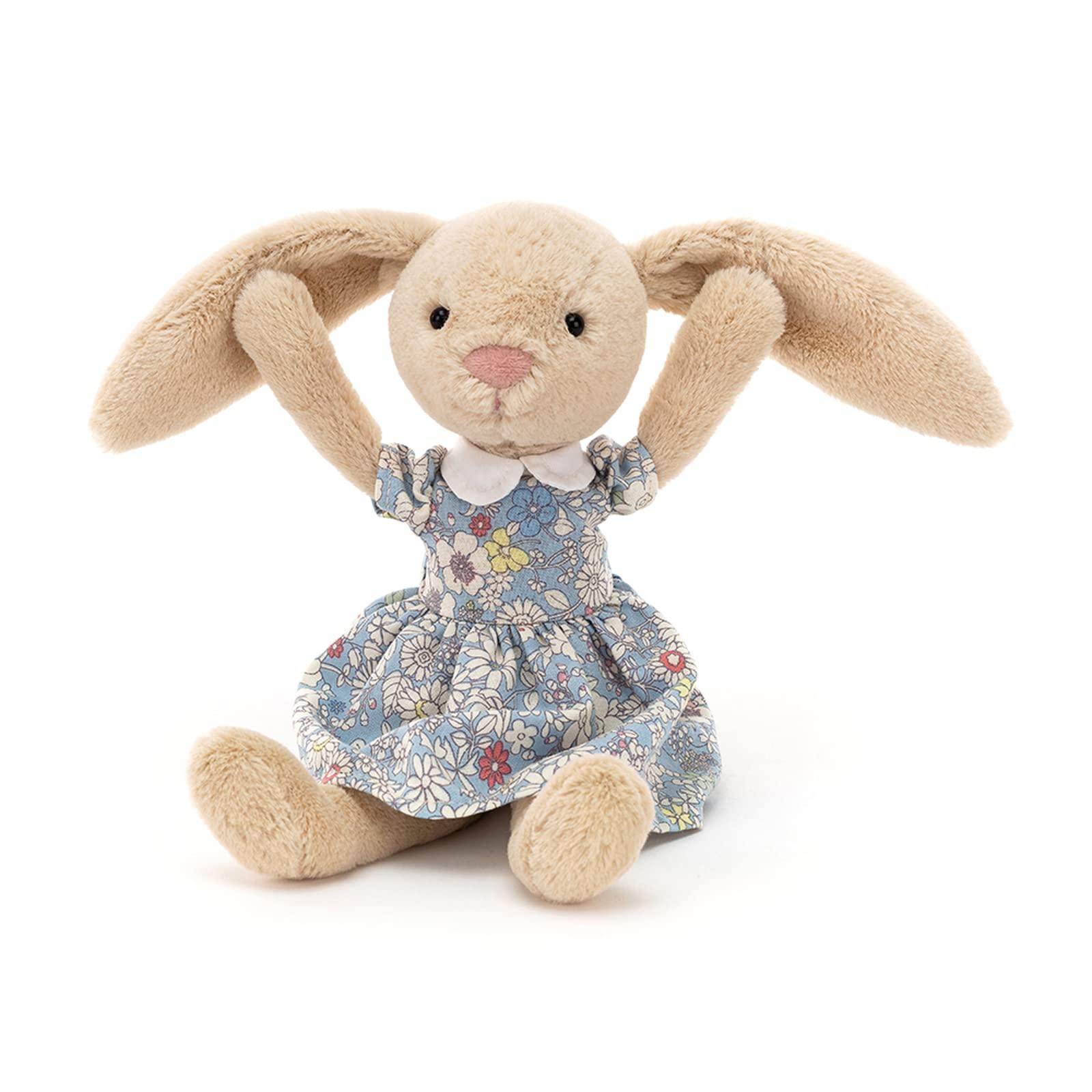 Jellycat Jellycat Lottie Bunny Floral Stuffed Animal, 11 inches | Rabbit & Bunny Plush Toy | Classic Children\'s Gift