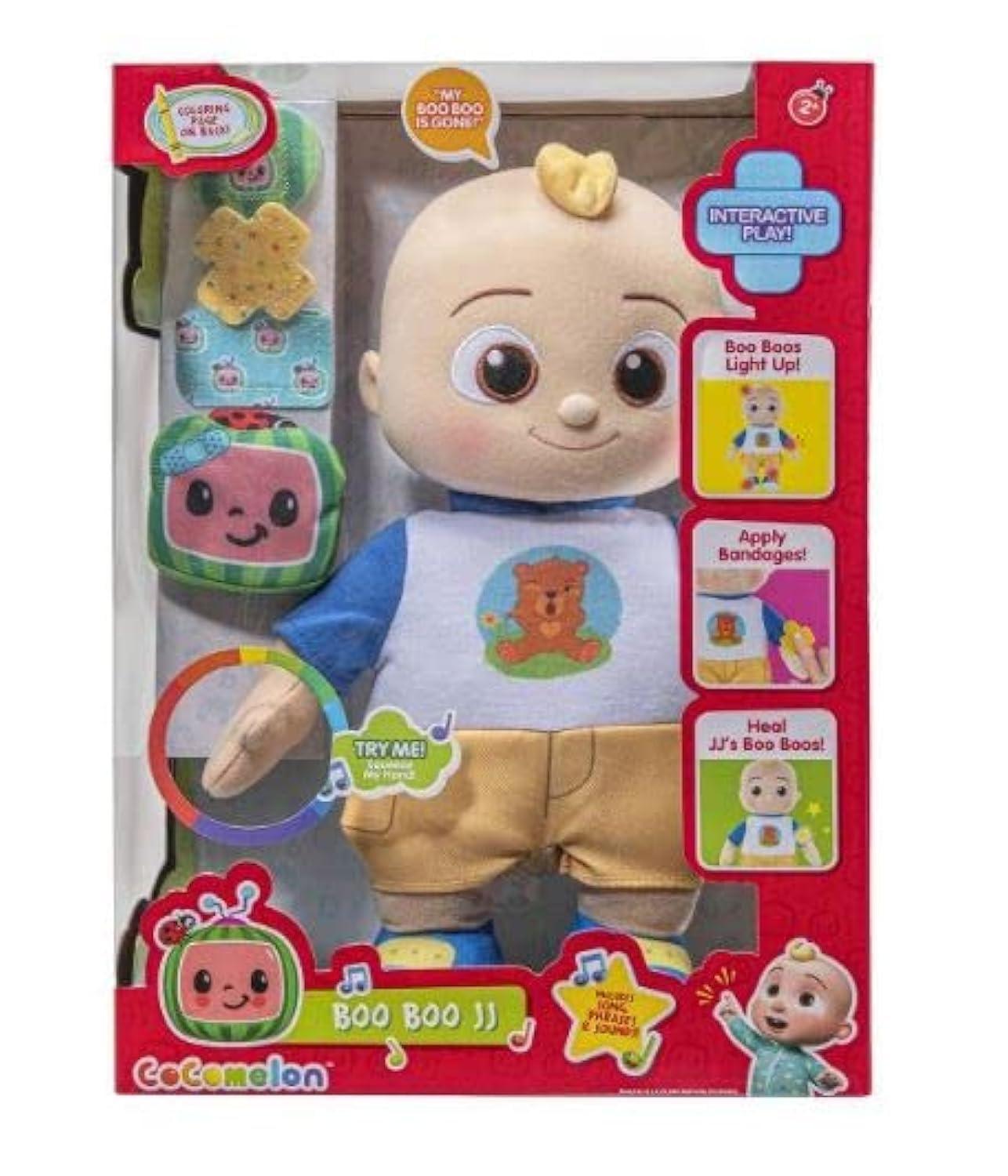 CoComelon CoComelon Official Musical Doll Collection, Soft Plush Body, JJ + Cody Sing Along Friends (Boo Boo JJ Deluxe Plush)