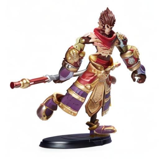 League of Legends League of Legends, 6-Inch Wukong Collectible Figure with Premium Details and Enchanted Staff Accessory, Champion Collection, Ages 12 and Up