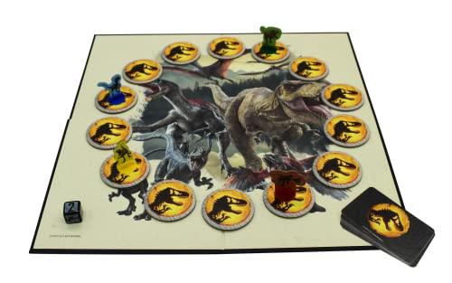 Cartamundi Cartamundi Jurassic World Dino Chase Board Game, Exciting Family Friendly Dinosaur Game, for 2-4 Players, Great Gift for Kids Aged 4+
