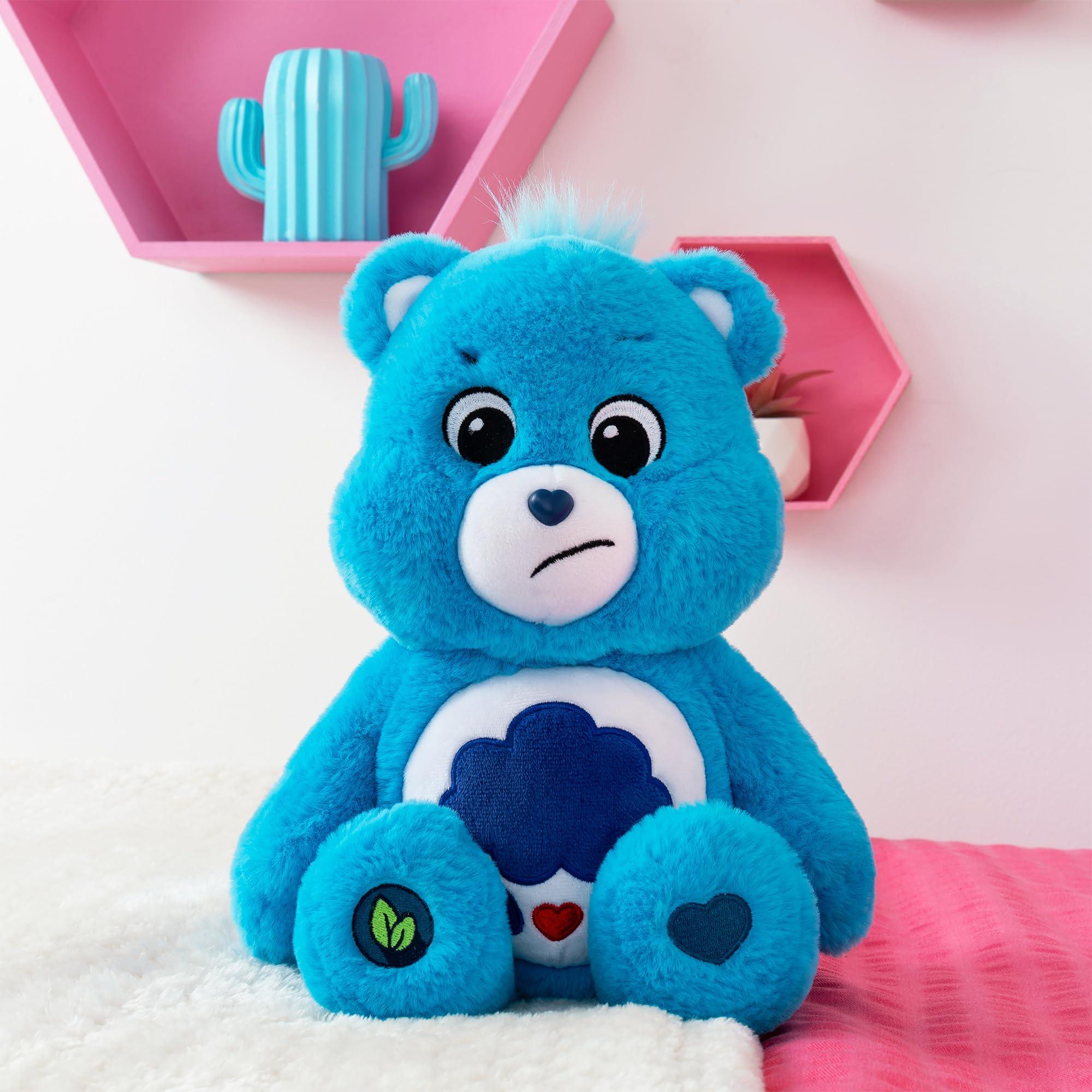 Care Bears Care Bears 14 Grumpy Bear - Blue Plushie for Ages 4+ Perfect Stuffed Animal Holiday, Birthday Gift, Super Soft and Cuddly Good For Girls and Boys, Employees, Collectors