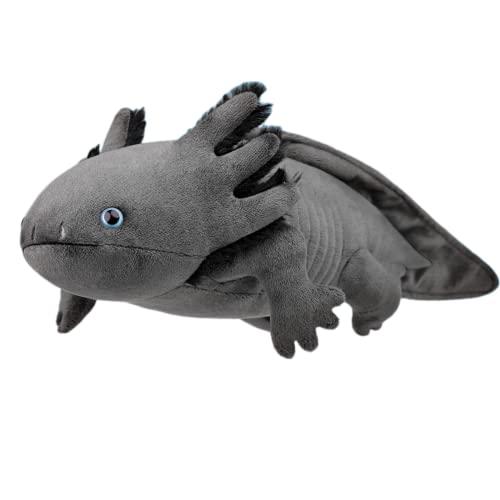 FRANKIEZHOU FRANKIEZHOU Giant Axolotl Plush- Grey,31.5\" Lifelike Axolotl Stuffed Animal, Soft Plush Stuffed AnimalPlush Animals, Axolotl Plush, Gifts for Boys Girls