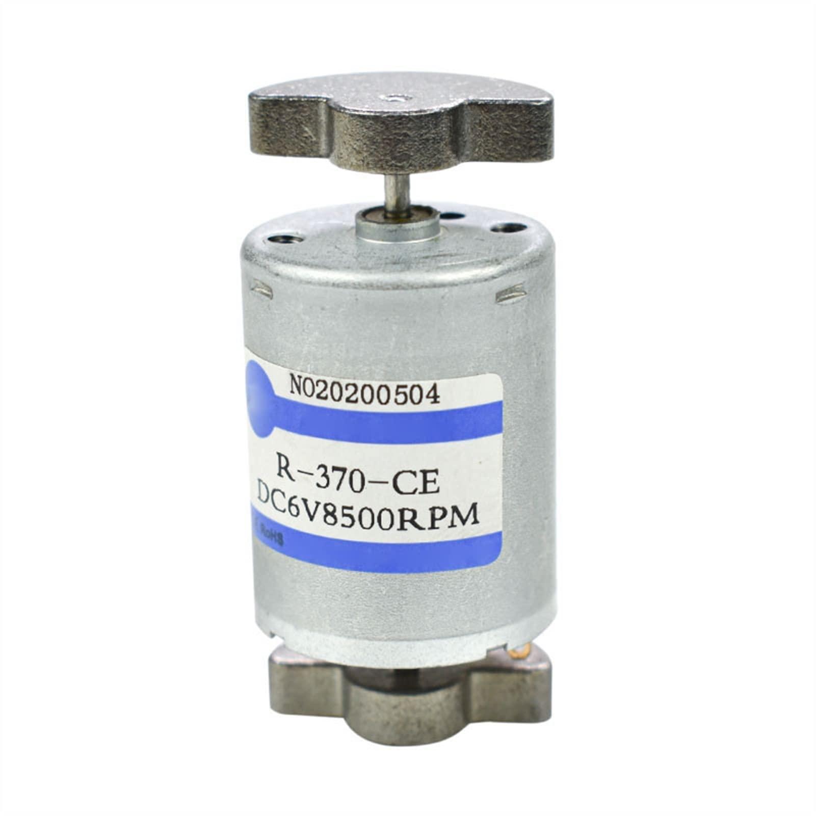 RUBANX RUBANX dc Motor 370 Vibration Motor, 6V 12V 24V Micro DC Motor, Double Shaft Fan Motor, for Beauty Instrument Massager, DIY Toys (Size : 12V 6000rpm)