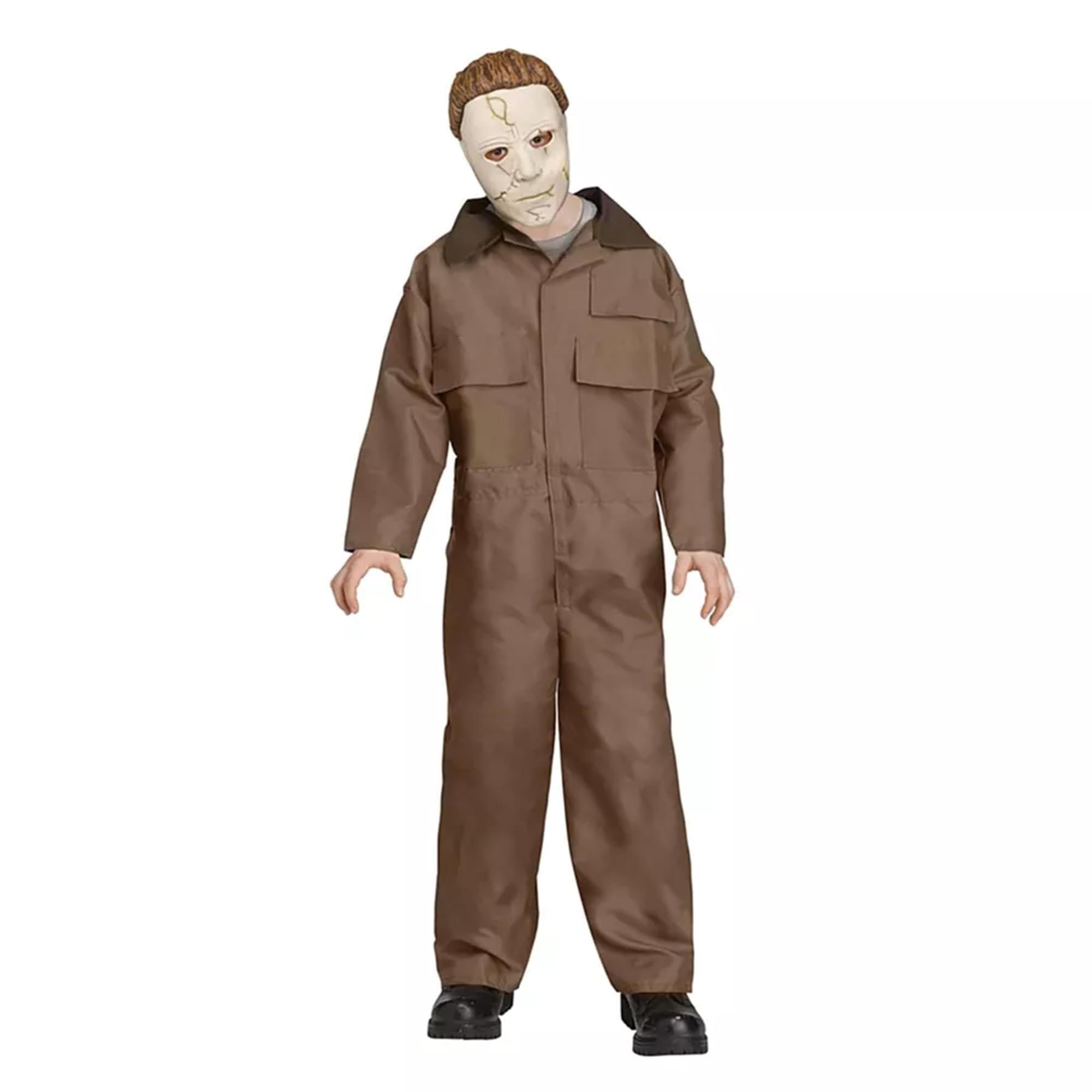 Fun World Halloween Michael Myers Child Costume and Memory-Flex Mask | Large 12/14