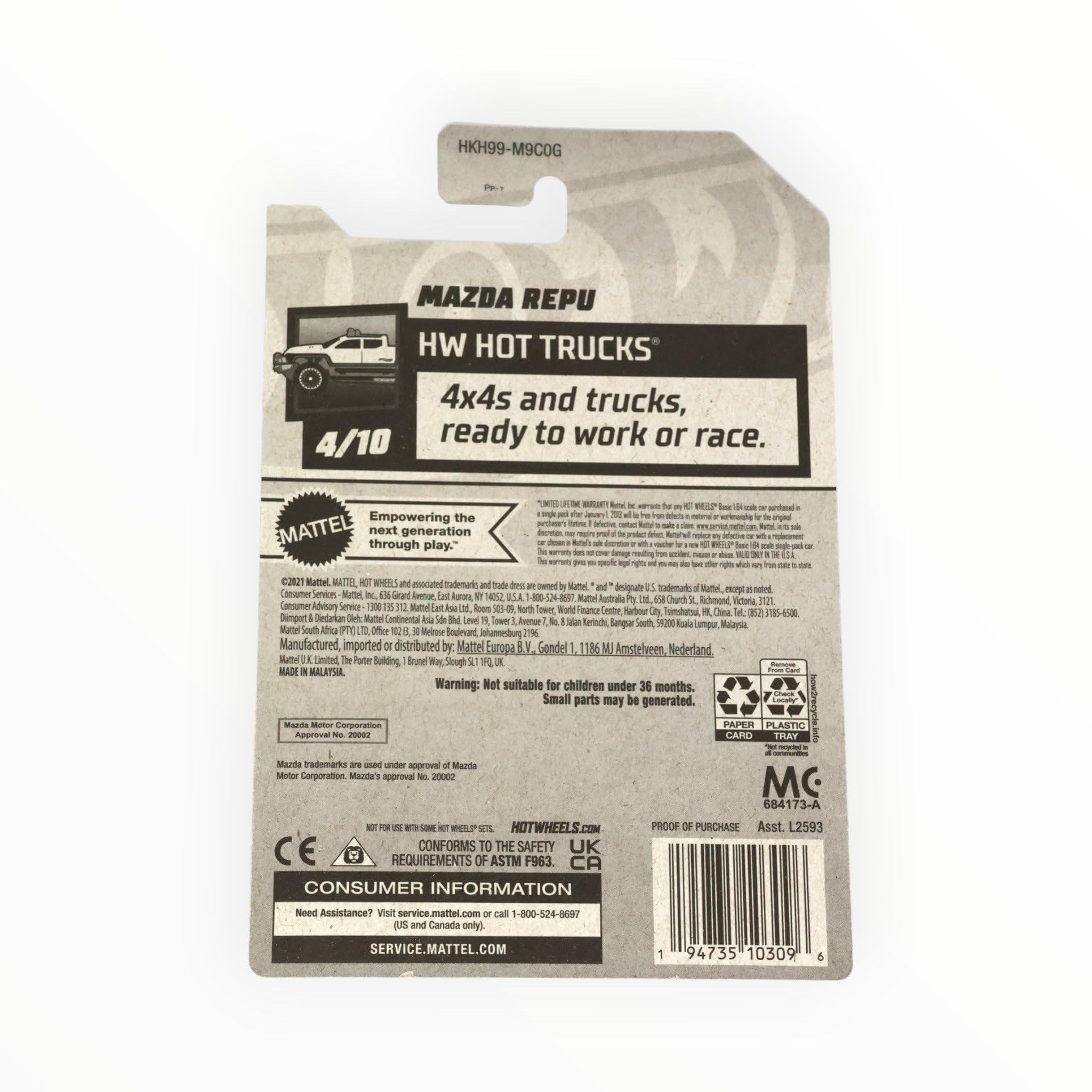 Hot Wheels Hot Wheels Mazda Repu, HW Hot Trucks 4/10