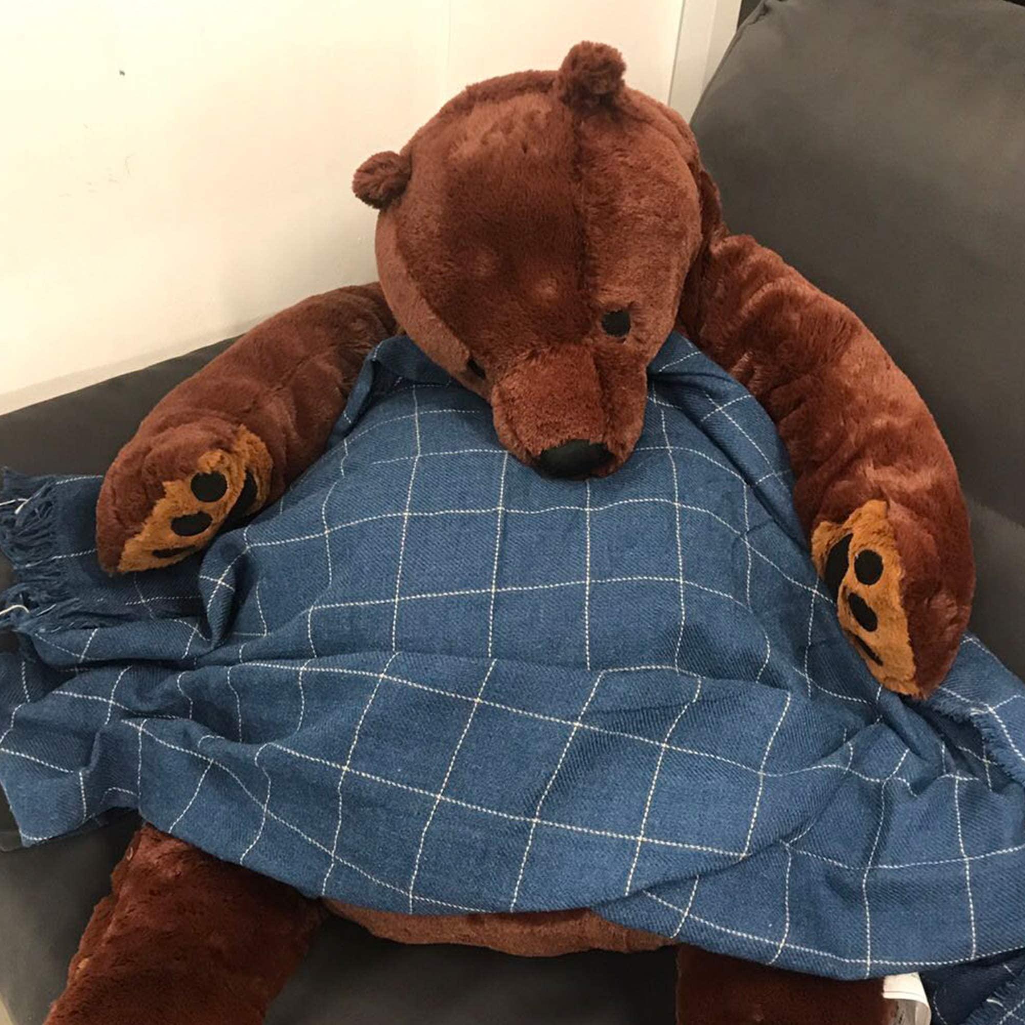 Djungelskog Djungelskog Bear 31.5 Inch - Soft and Giant Bear - Huggable and Cuddly Plush Toy - Ideal Gift for Kid Boy,Girl&Girlfriend - Super Soft and Cuddly!