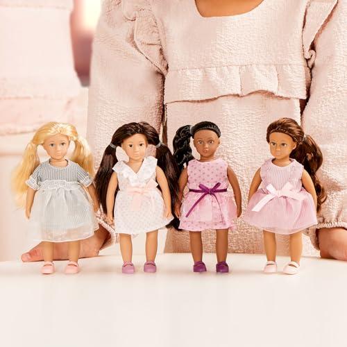 Lori Lori 4 Mini Dolls 6-inch Fashion Dolls Dresses & Shoes Toys for Kids 3 Years + Fashion Friends: Nina, Amaya, Chen & Flora