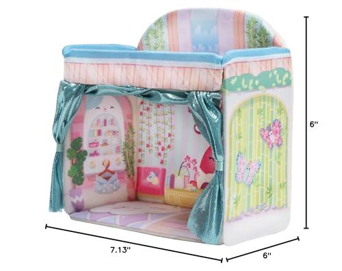 Squishville Squishville by Original Squishmallows Deluxe Day Spa Playscene - Include 2-Inch Duchess The Pink Deer, Towel Wrap, Face Mask, Basin & Lounge Chair - Toys for Kids