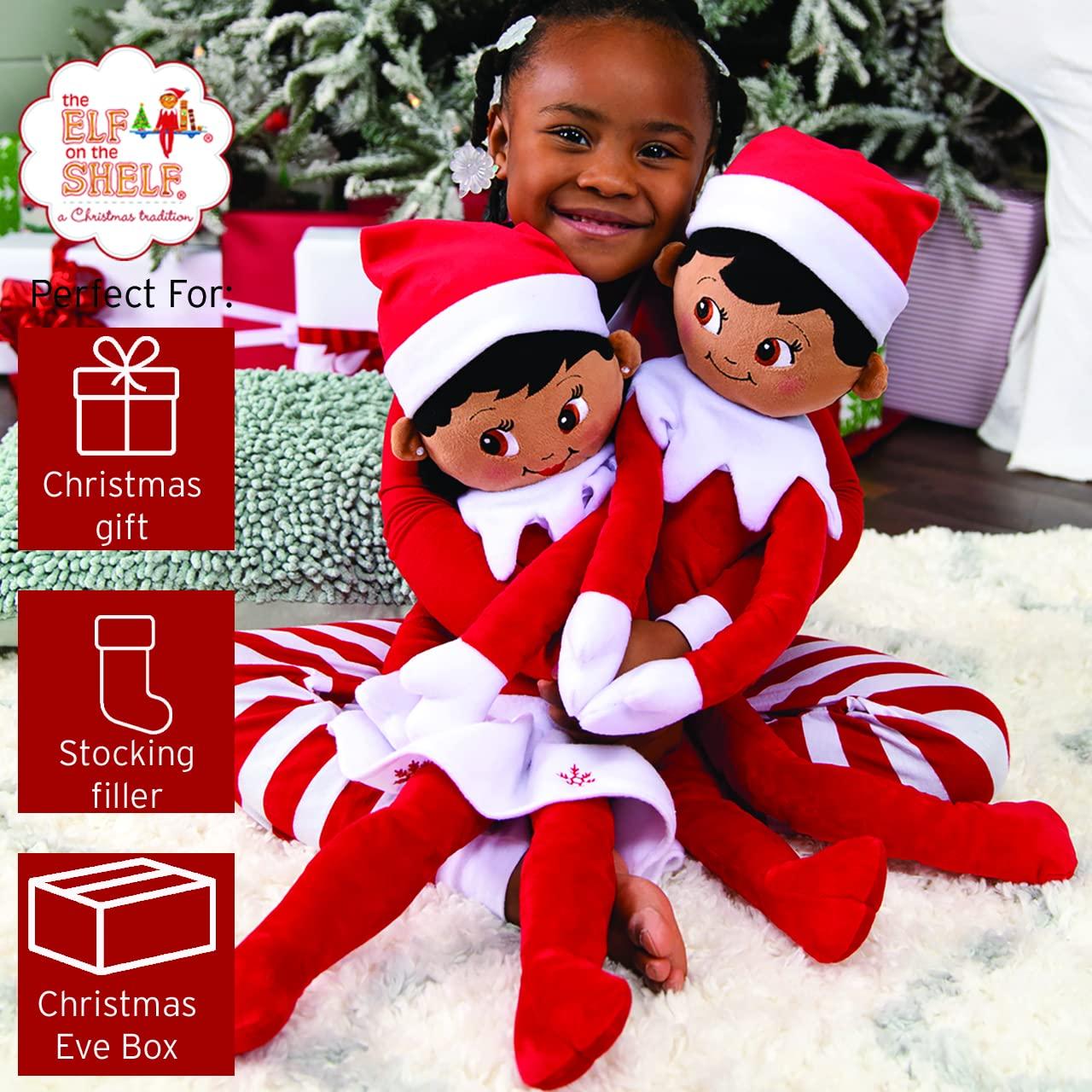 The Elf on the Shelf The Elf on the Shelf Plushee Pals 27 in Huggable Blue Eyed boy,Stuffed Plush Toy