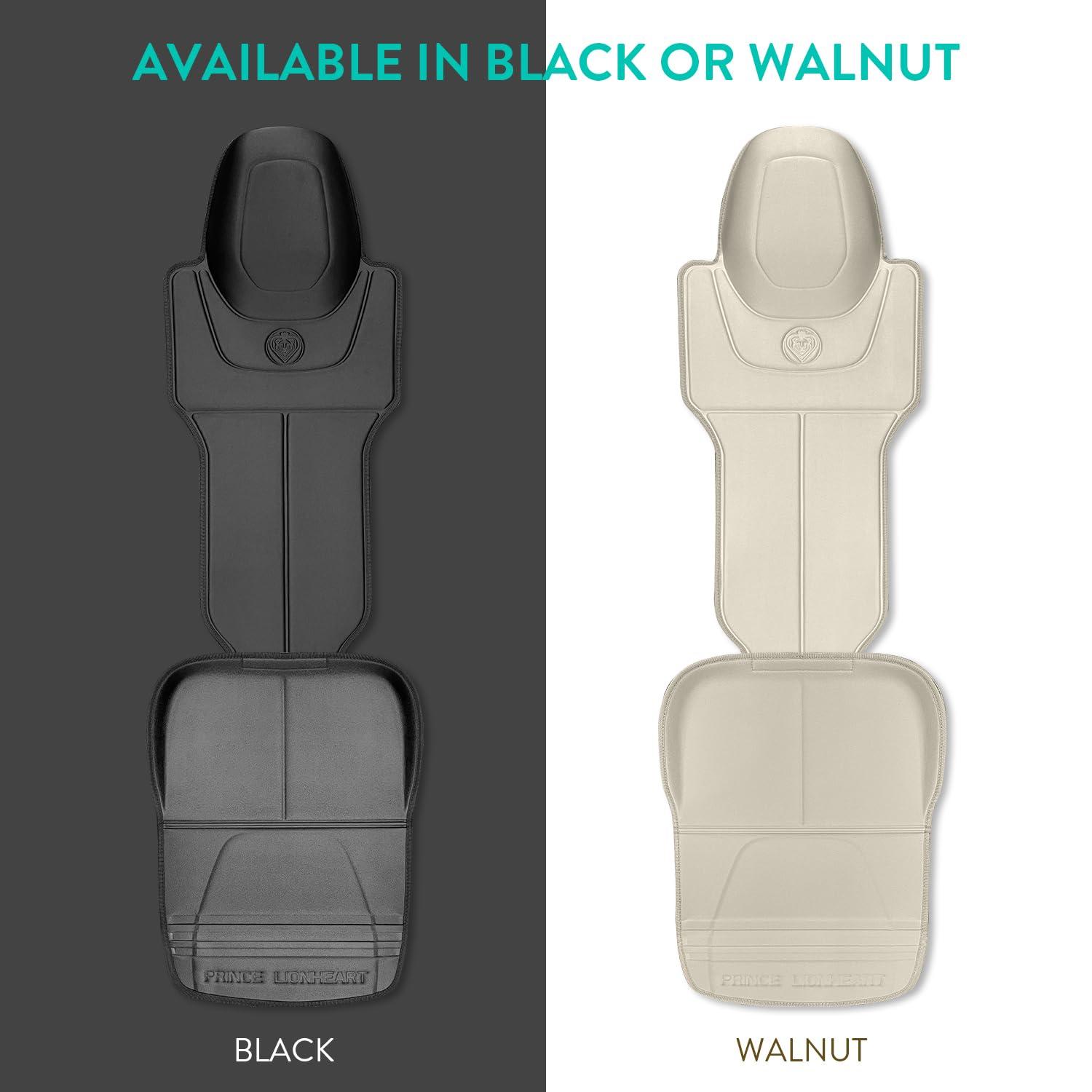 Prince Lionheart Prince Lionheart 2-Stage Seatsaver Car Seat Protector for Child Car Seat Designed for Tesla Models S, 3 X & Y, Protects Car from Infant Rear-Facing Car Seat & Front-Facing Booster Seat (Black, 2pcs)
