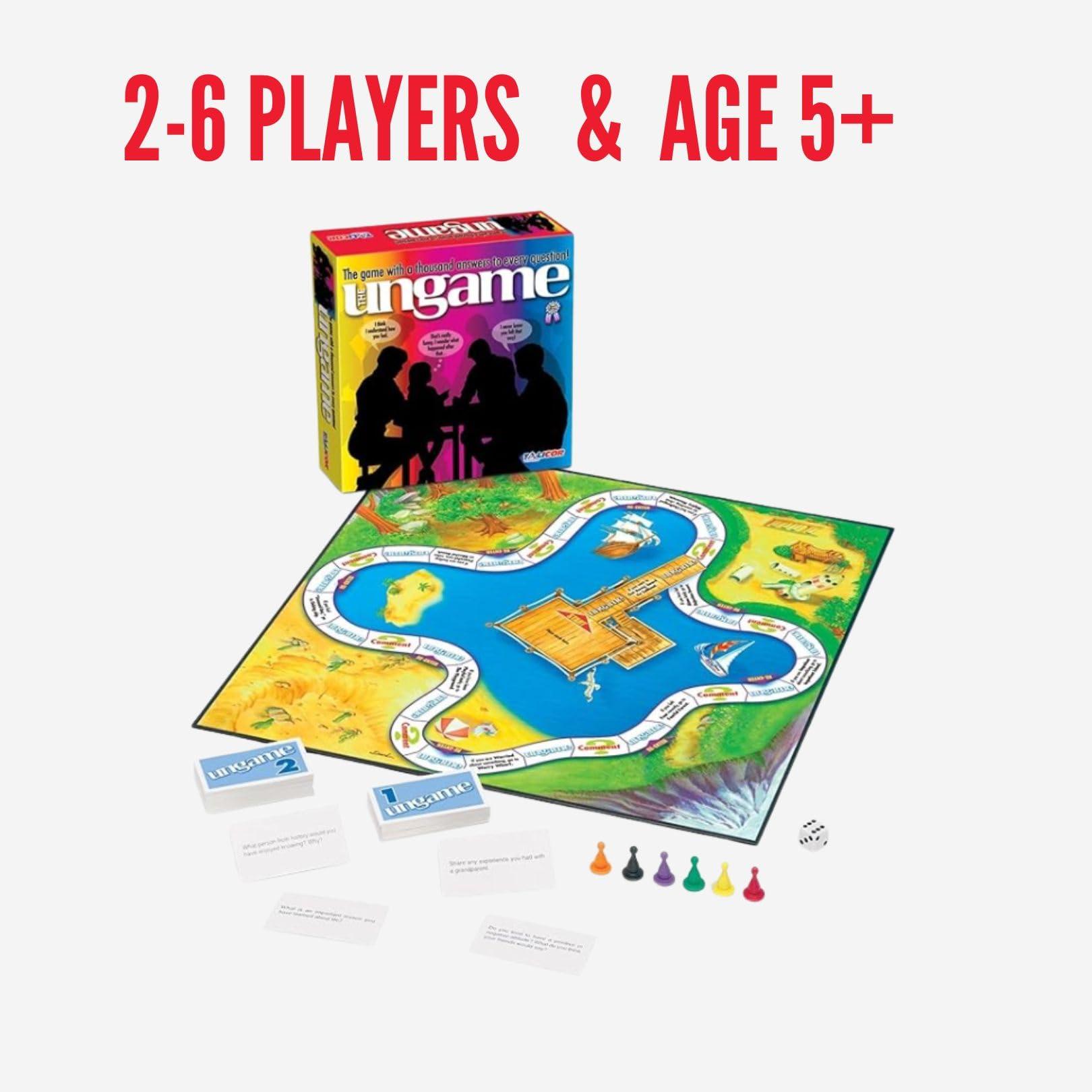 TaliCor The Ungame - Non-competitive Communication Game Encourages Emotional Connection, Communication, and Listening For Families, Couples, and Groups Great for Therapists, Teachers, and Counselors