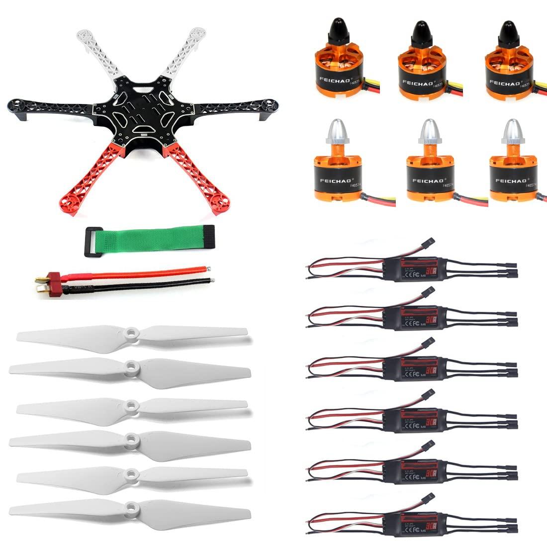 FEICHAO FEICHAO 550mm 6-axle Aircraft Kit 30A UBEC 920KV CW CCW Motor 9443 Propeller for Racing Drone Parts