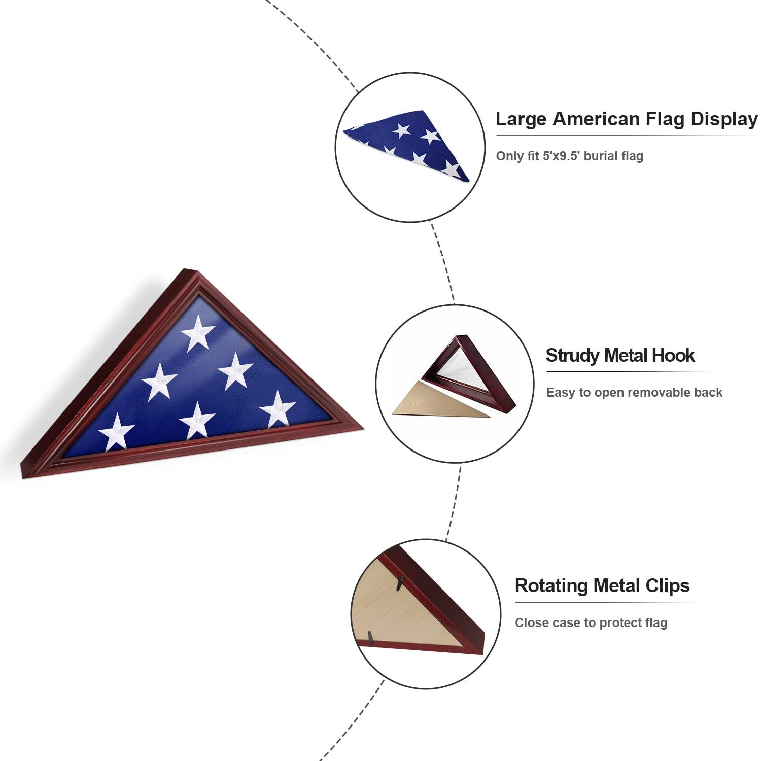 ASmileIndeep Flag case+ Challenge Coin Display