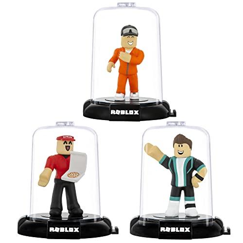 Roblox Roblox Action Collection - 15th Anniversary Domez Collectible Work at a Pizza Place: Pizza Delivery Guy, Welcome to Bloxburg: Tom, Jailbreak: Inmate 3-Pack [Includes 3 Exclusive Virtual Items]
