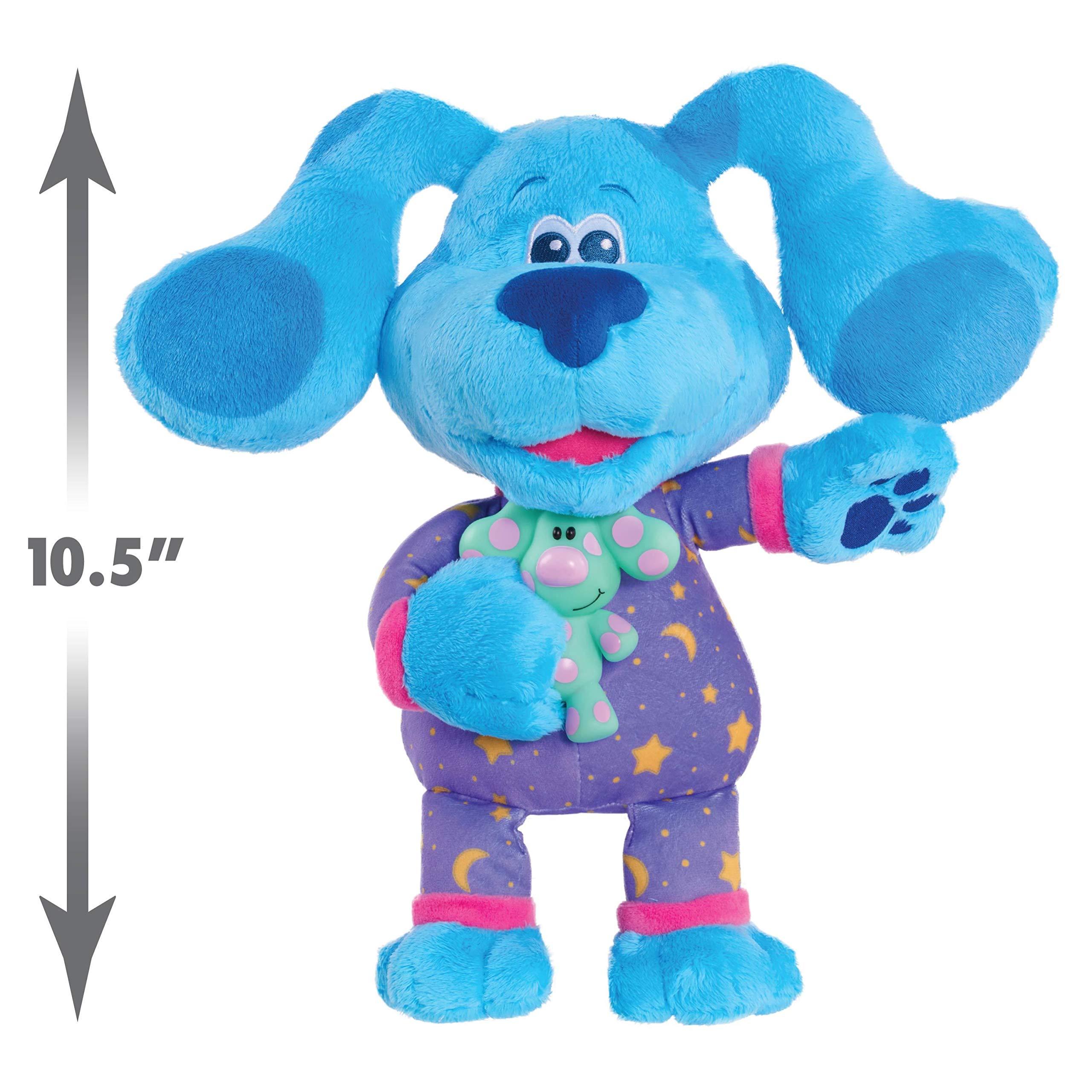 Blue's Clues & You! Blues Clues & You! Bedtime Blue 13-Inch Plush, Light-Up and Musical Stuffed Animal, Dog, Kids Toys for Ages 3 Up by Just Play