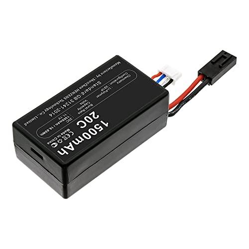 Synergy Digital Synergy Digital Quadcopter Drone Battery, Compatible with Parrot AR.Drone 2.0 Quadcopter Drone, (Li-Pol, 11.1V, 1500mAh) Ultra High Capacity, Replacement for Parrot AR.Drone 2.0 Battery