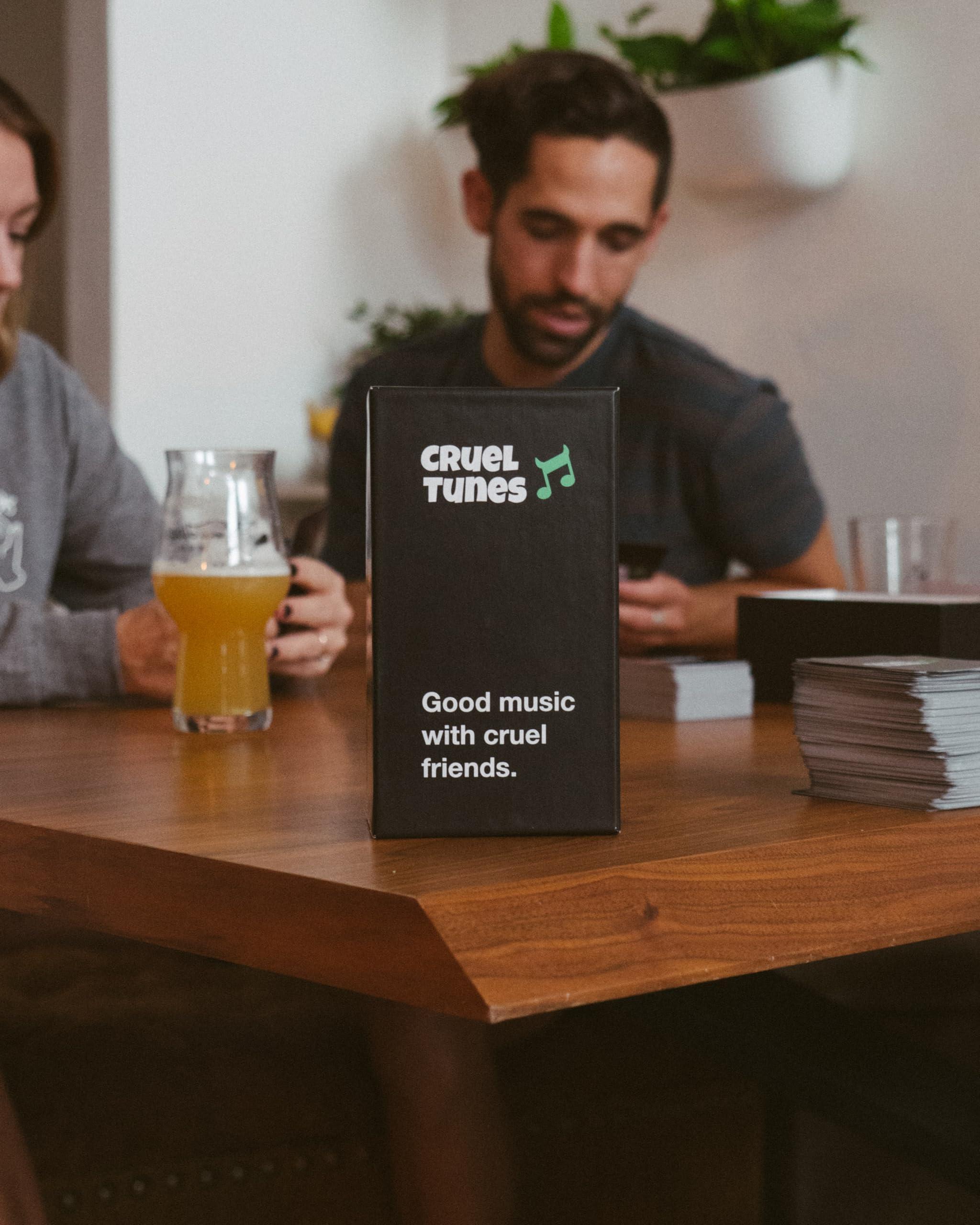 Cruel Tunes Cruel Tunes- The Hilarious Adult Party Game for Music Lovers| Fun Game for Pregames, Game Nights, and Drinking Games|