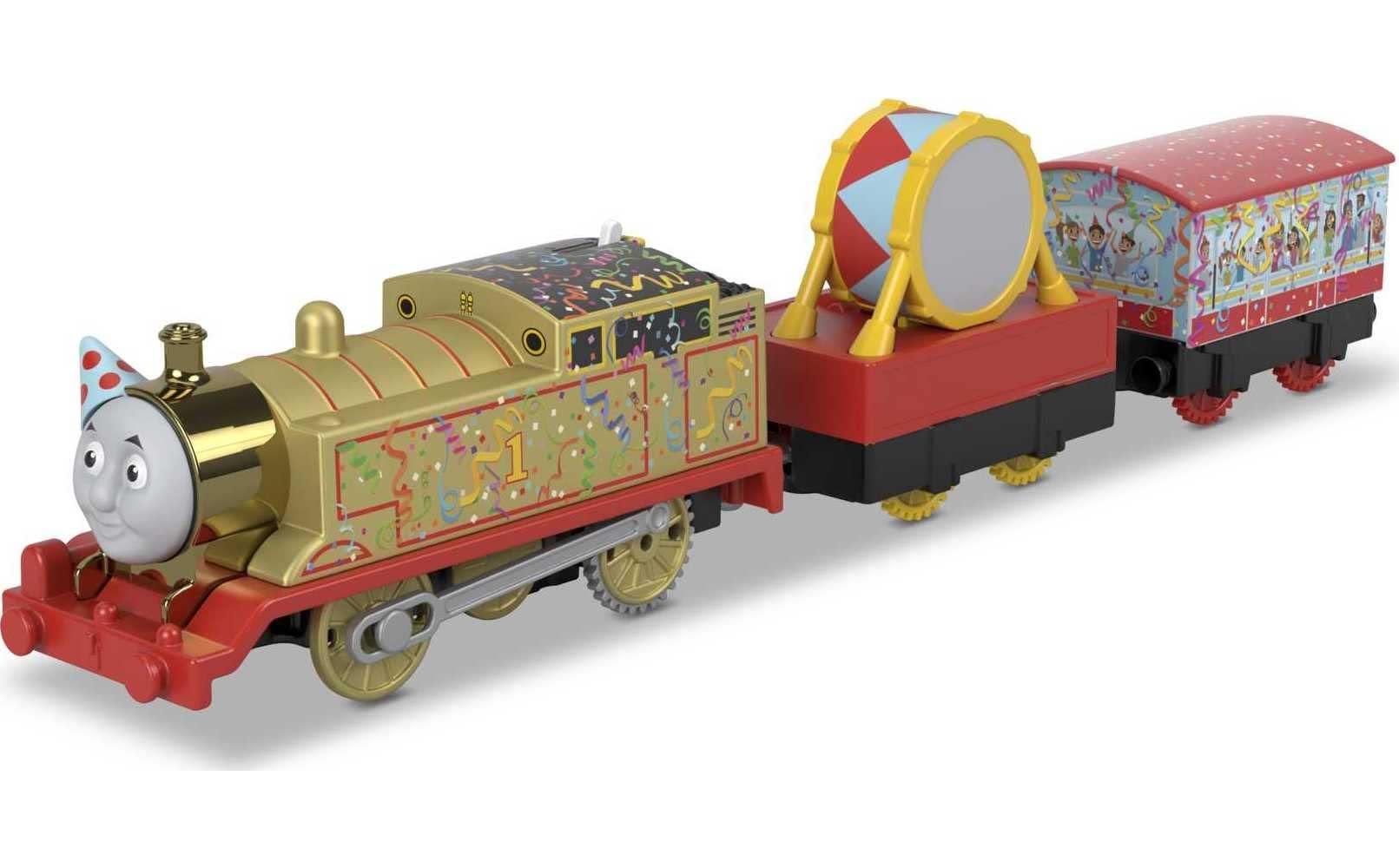 Thomas & Friends Fisher-Price Thomas & Friends Trackmaster Golden Thomas, Motorized Train Engine for Preschoolers Ages 3 Years & Older