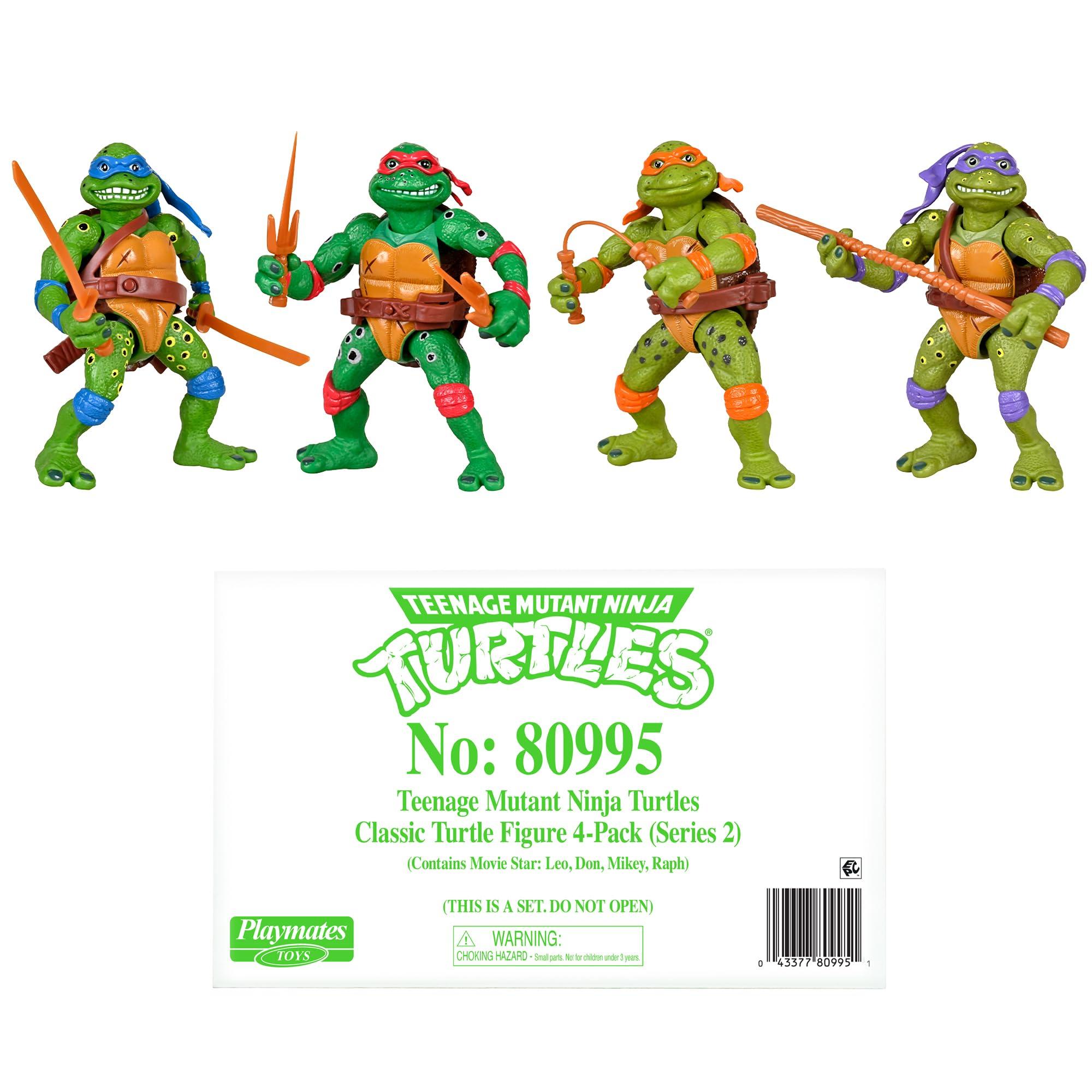 Teenage Mutant Ninja Turtles Micro Mutant Teenage Mutant Ninja Turtles Micro Mutant TMNT Classic Movie Star Soft Bundle
