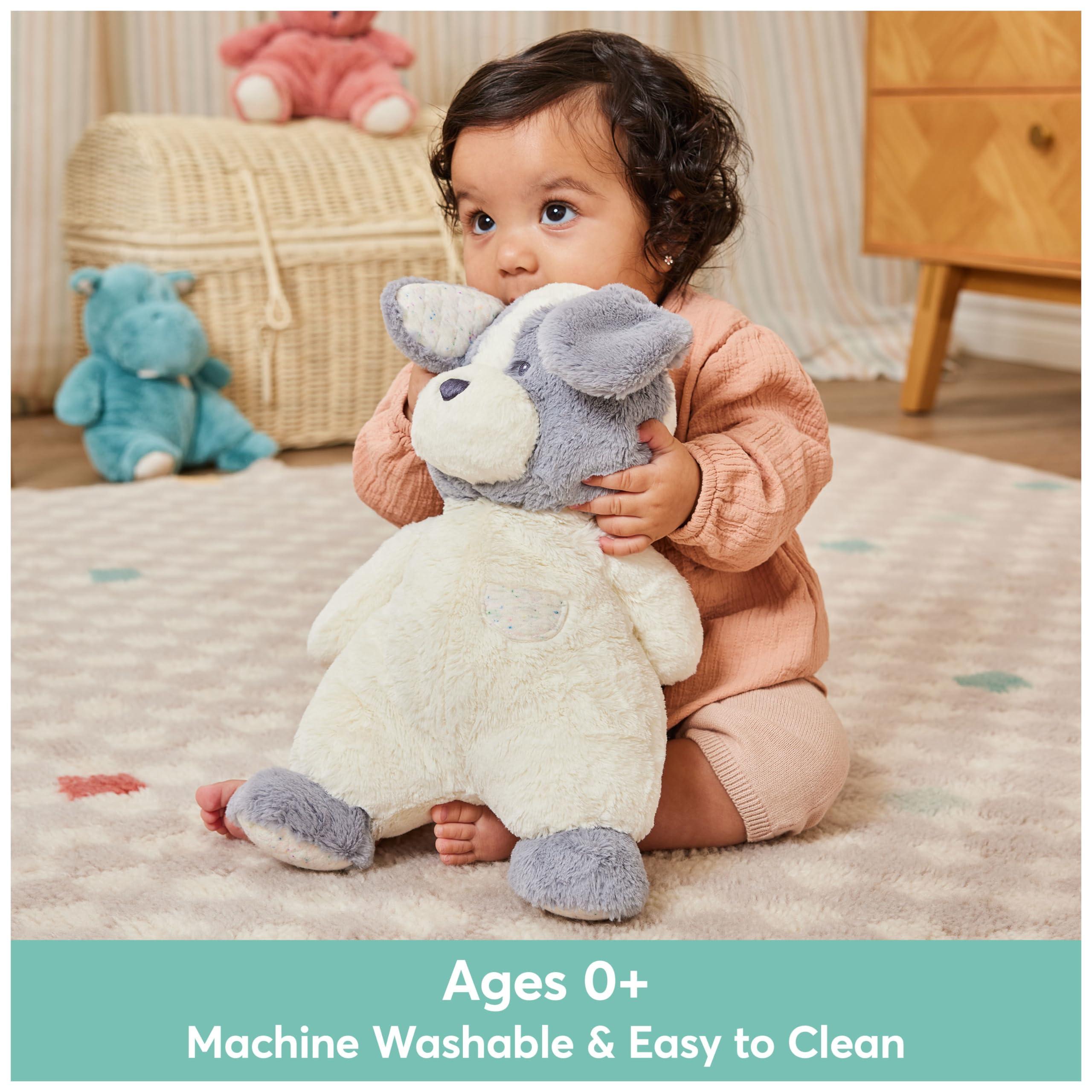 GUND GUND Baby Oh So Snuggly Puppy, Large Stuffed Animal Dog for Babies and Infants, Grey/White, 12.5