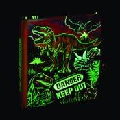Peaceable Kingdom Peaceable Kingdom Lock & Key Diary - Dinosaur Glow in the Dark