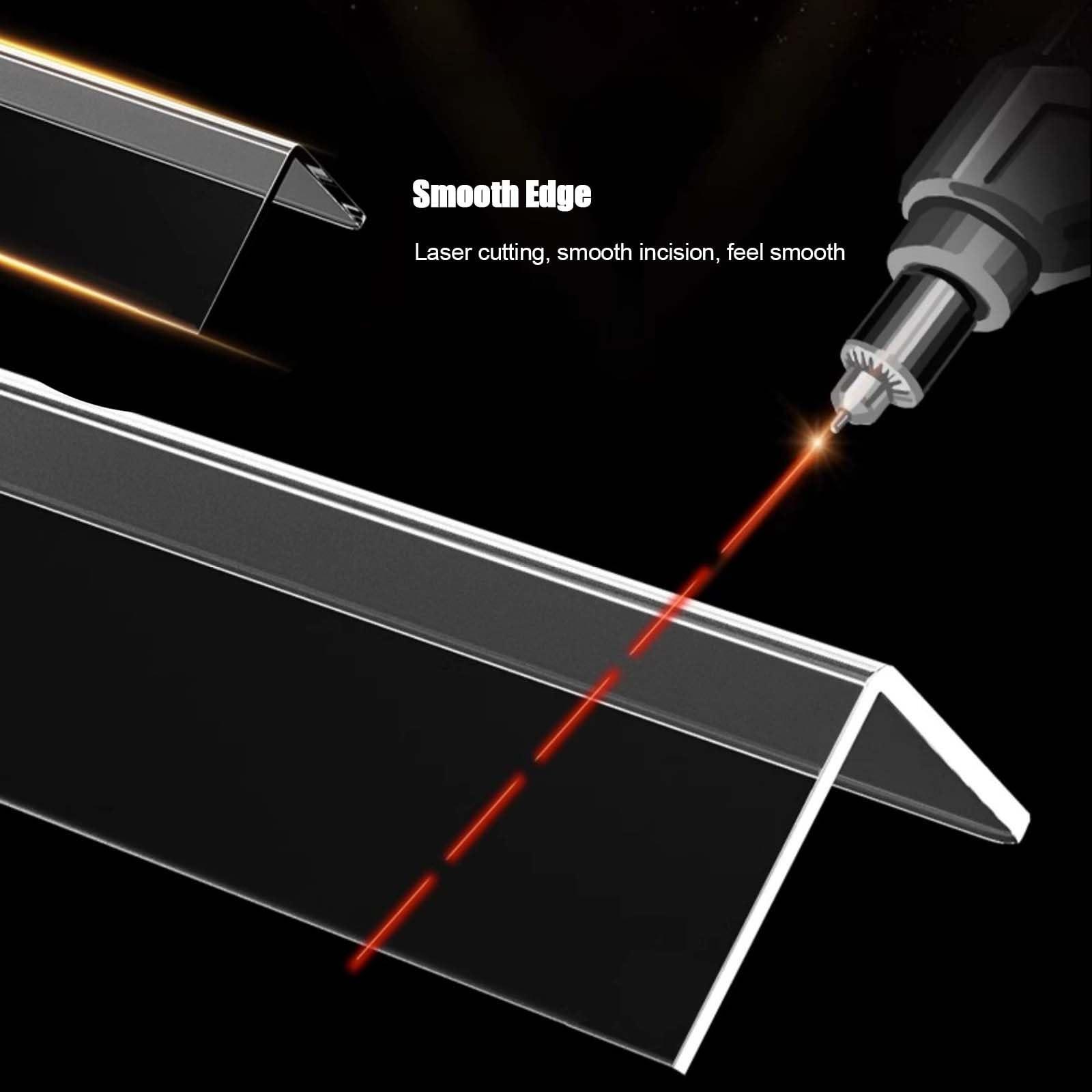 EoxinDm Wall Corner Protector,Corner Guards, Wall Corner Protectors Guards Self-Adhesive Angle Corner 90 Degree Trim Protection Edge Strip, Width 1.7/4 Cm Corner Shield Clear for Wall Corner, Easy to Install