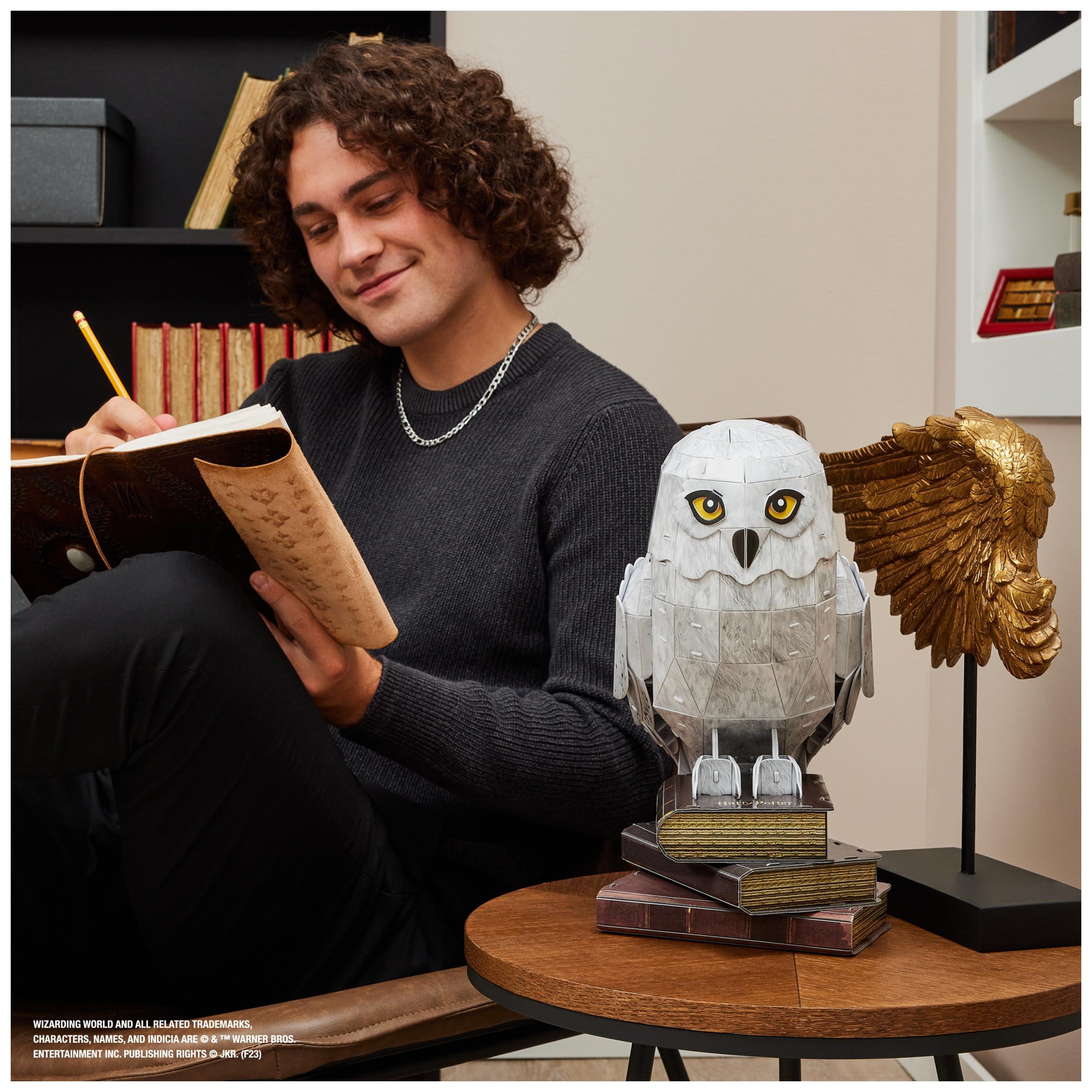 4D Build 4D Build, Harry Potter Hedwig 3D Model Kit, Harry Potter Collectibles & Desk Decor, Adult Building Toys, 3D Puzzles for Adults & Teens, 118 Pieces, for Ages 12 & Up