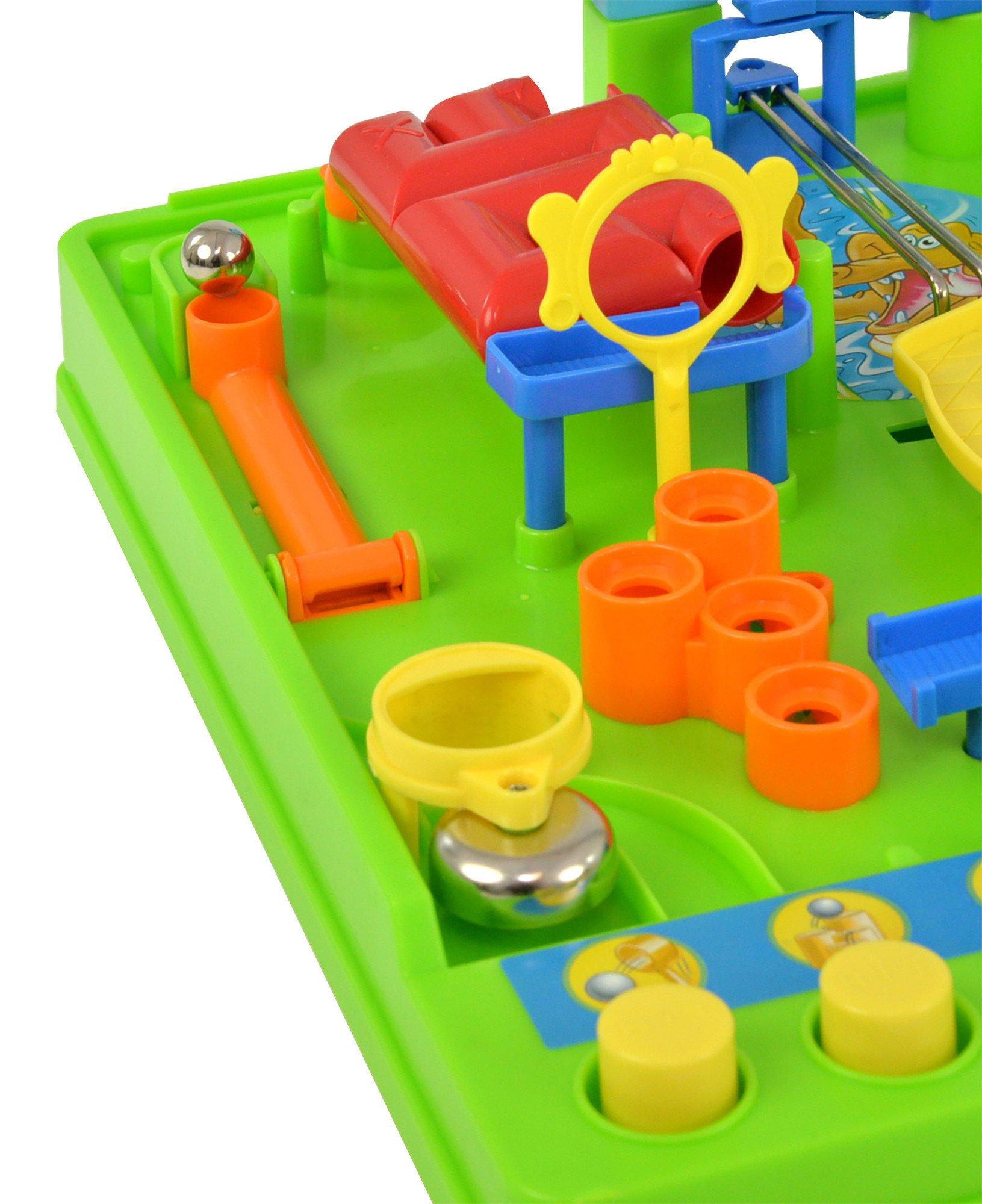 TOMY Screwball Scramble Kids Board Game- Timed Marble Run Obstacle Course Kids Games - Holiday Toys and Christmas Games - Toddler Christmas Gifts Ages 5 Years and Up