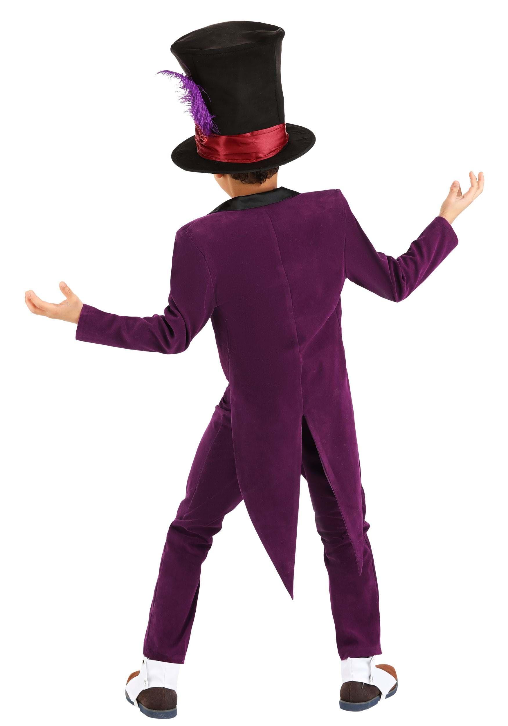 Fun Costumes Disney Boys Dr. Facilier Costume - The Princess and the Frog Shadow Man Outfit for Kids with Hat, Necklace, Vest, and More Small