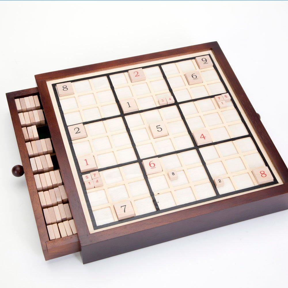 Bits and Pieces Bits and Pieces Deluxe Wooden Sudoku Board Game