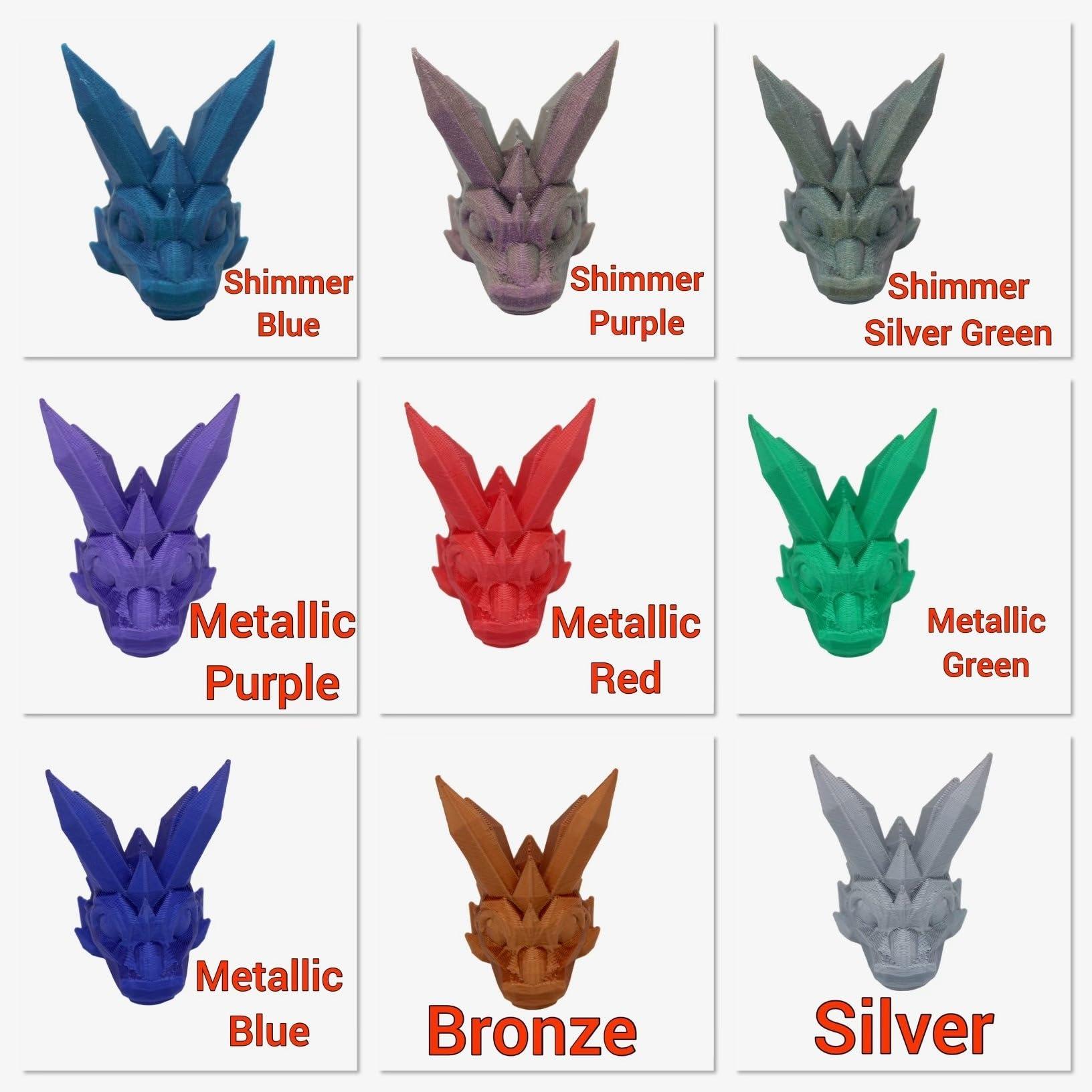 ToysCentral Basics Spiky Dragon Fidget Toy - Articulated Spiky Dragon (S, Shimmer Silver Green)