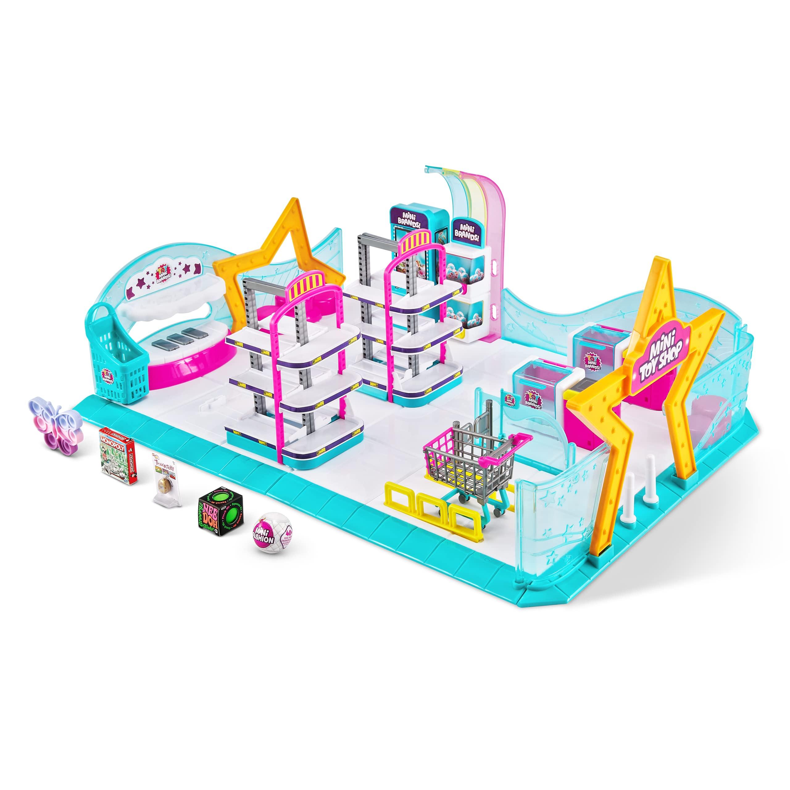5 Surprise Mini Brands 5 Surprise Toy Mini Toy Shop Playset by ZURU (Series 2) Exclusive and Mystery Collectibles